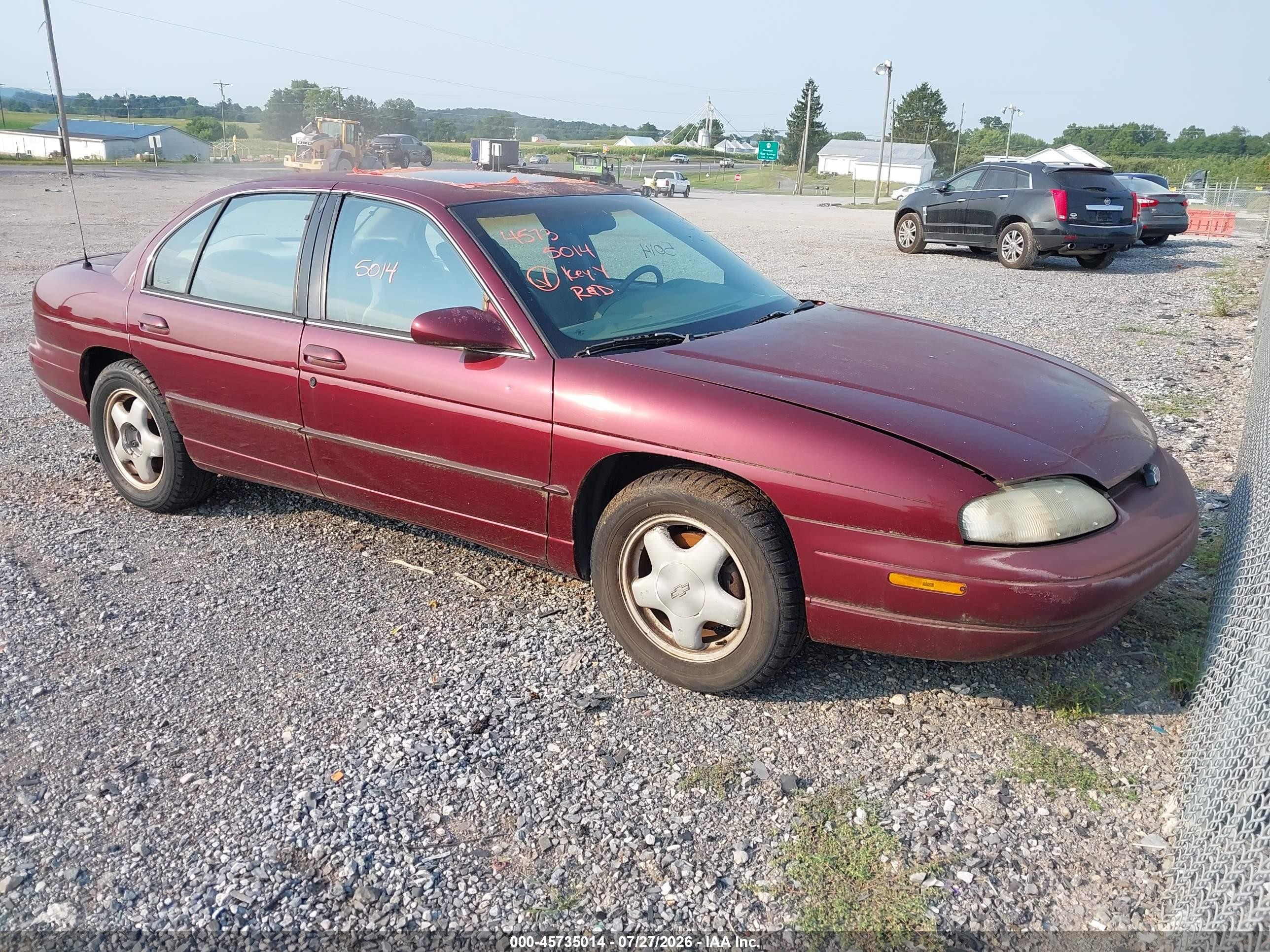 1999 Chevrolet Lumina LTZ, VIN 2G1WN52K0X9237698 — Normal wear