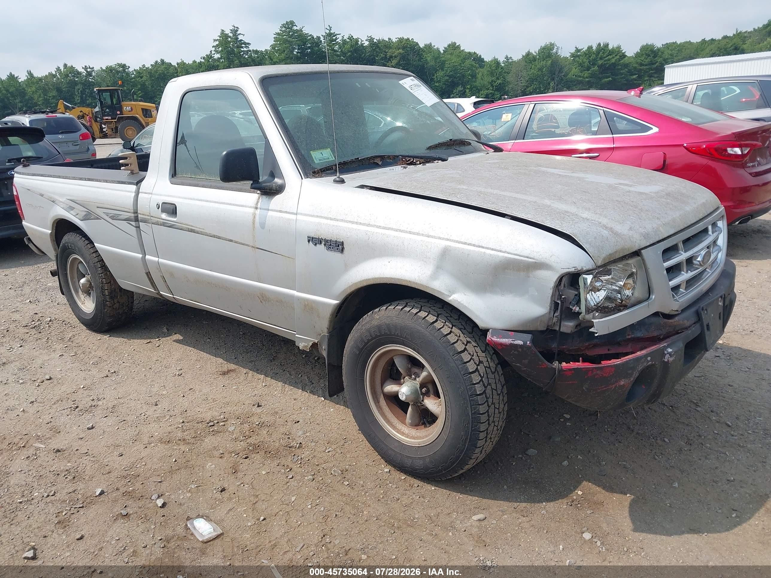 2001 Ford Ranger XL, VIN 1FTYR10C51TA20592 — Normal wear