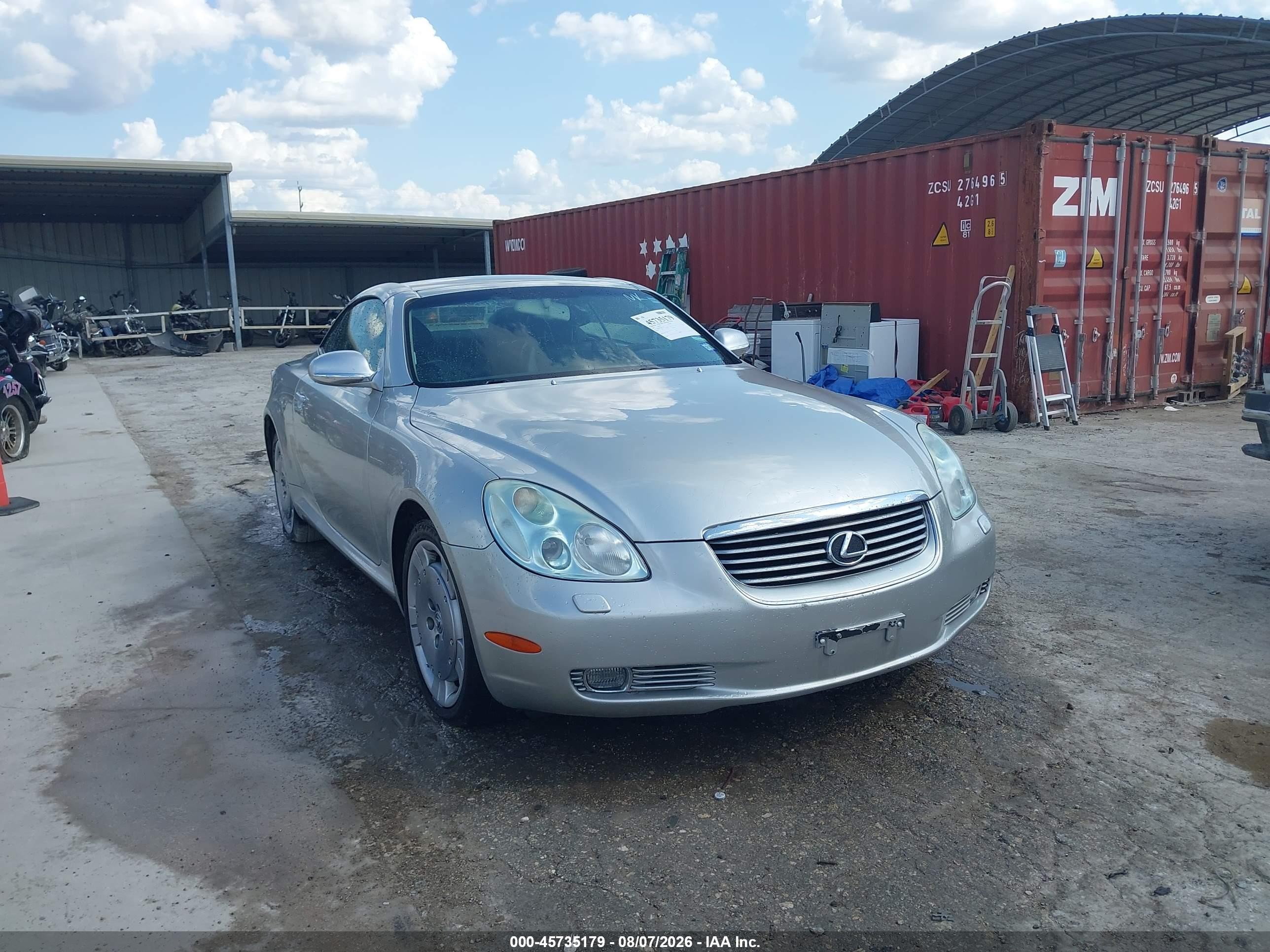 2003 Lexus SC 430, VIN JTHFN48YX30037623 — Обычный износ