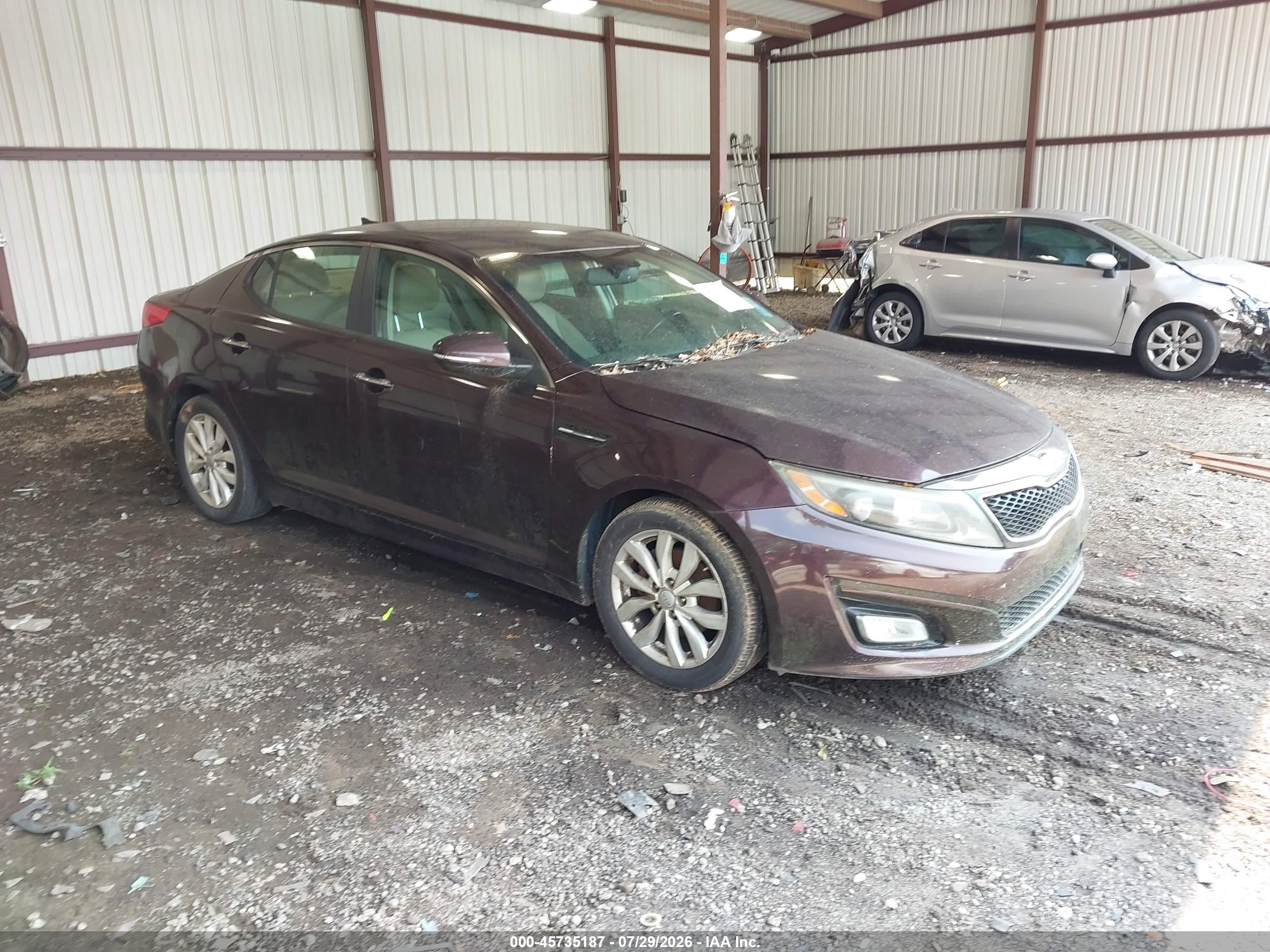 2014 Kia Optima EX, VIN 5XXGN4A79EG347240 — Normal wear