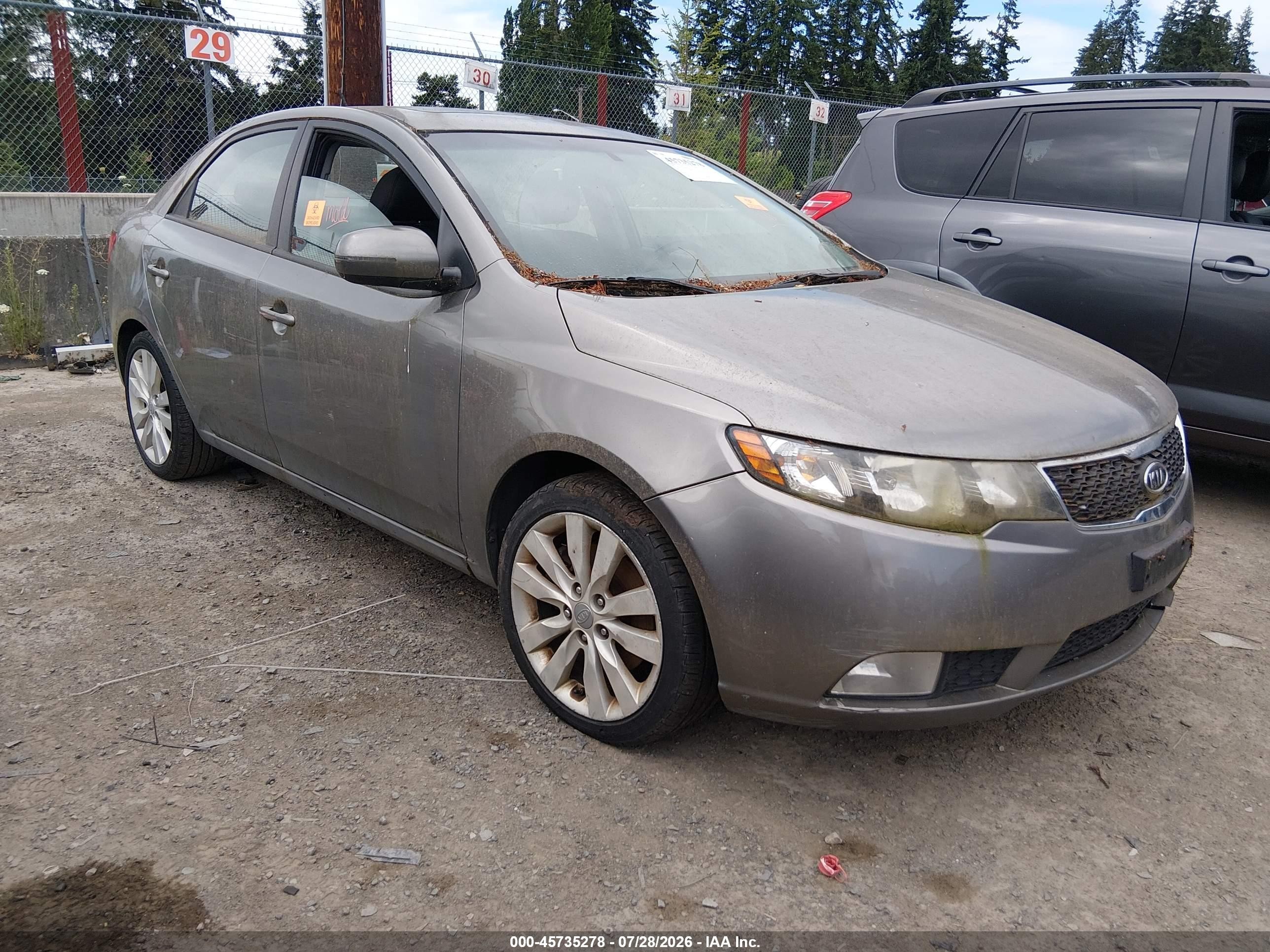 2012 Kia Forte SX, VIN KNAFW4A35C5604057 — Normal wear