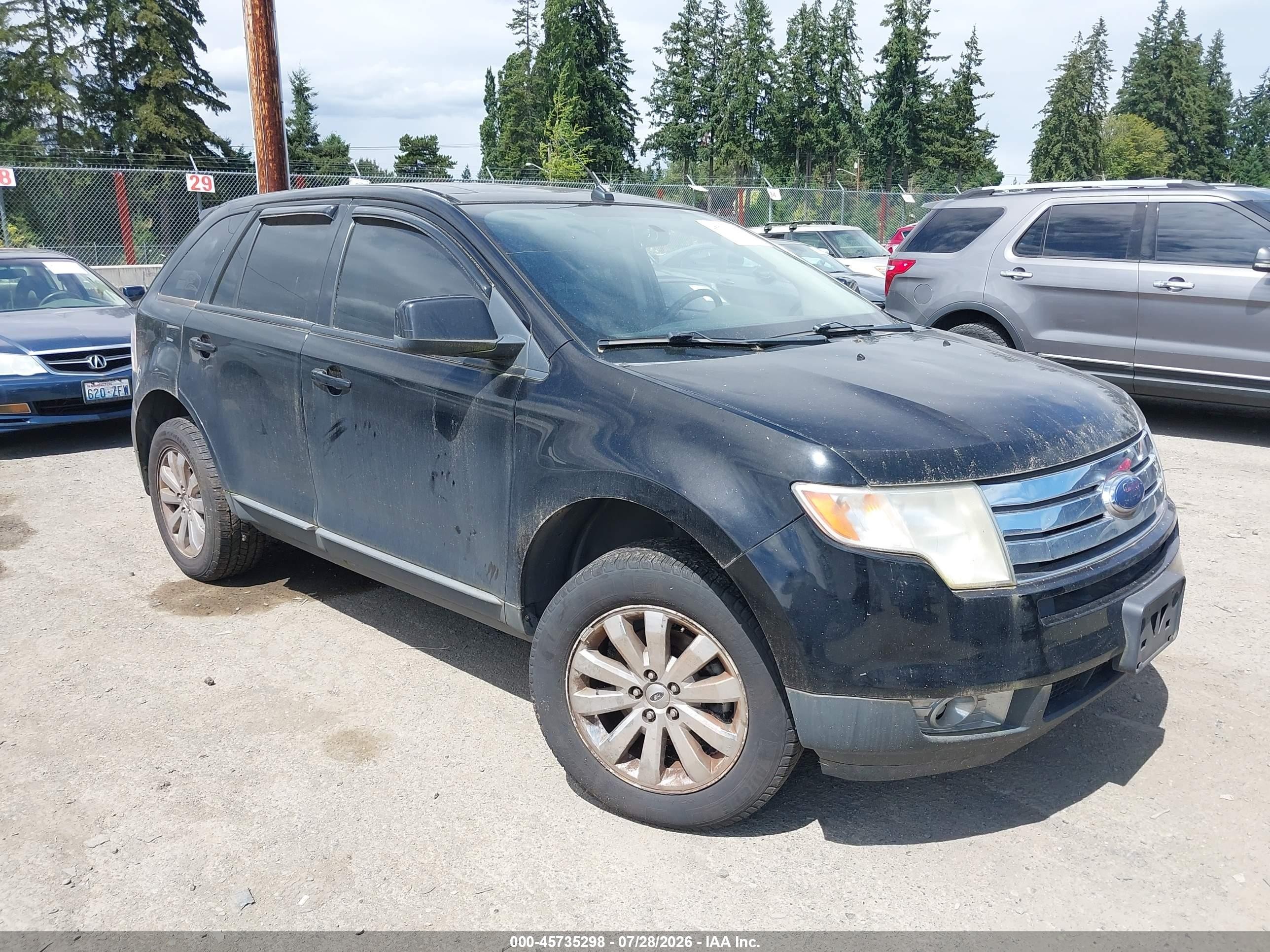 2007 Ford Edge SEL Plus, VIN 2FMDK49CX7BA64292 — Обычный износ