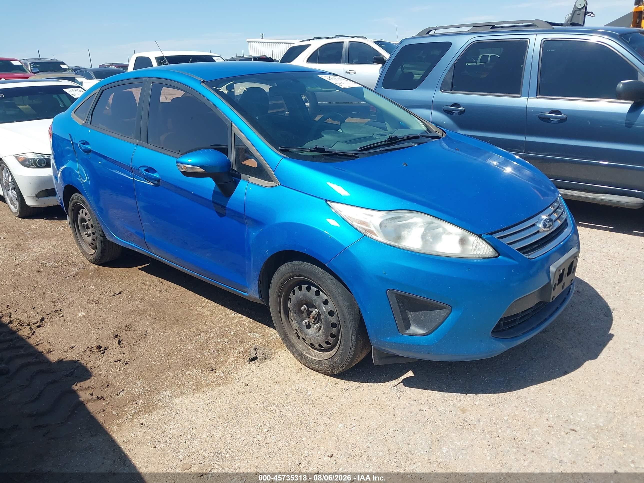 2013 Ford Fiesta SE, VIN 3FADP4BJ6DM167496 — Normal wear