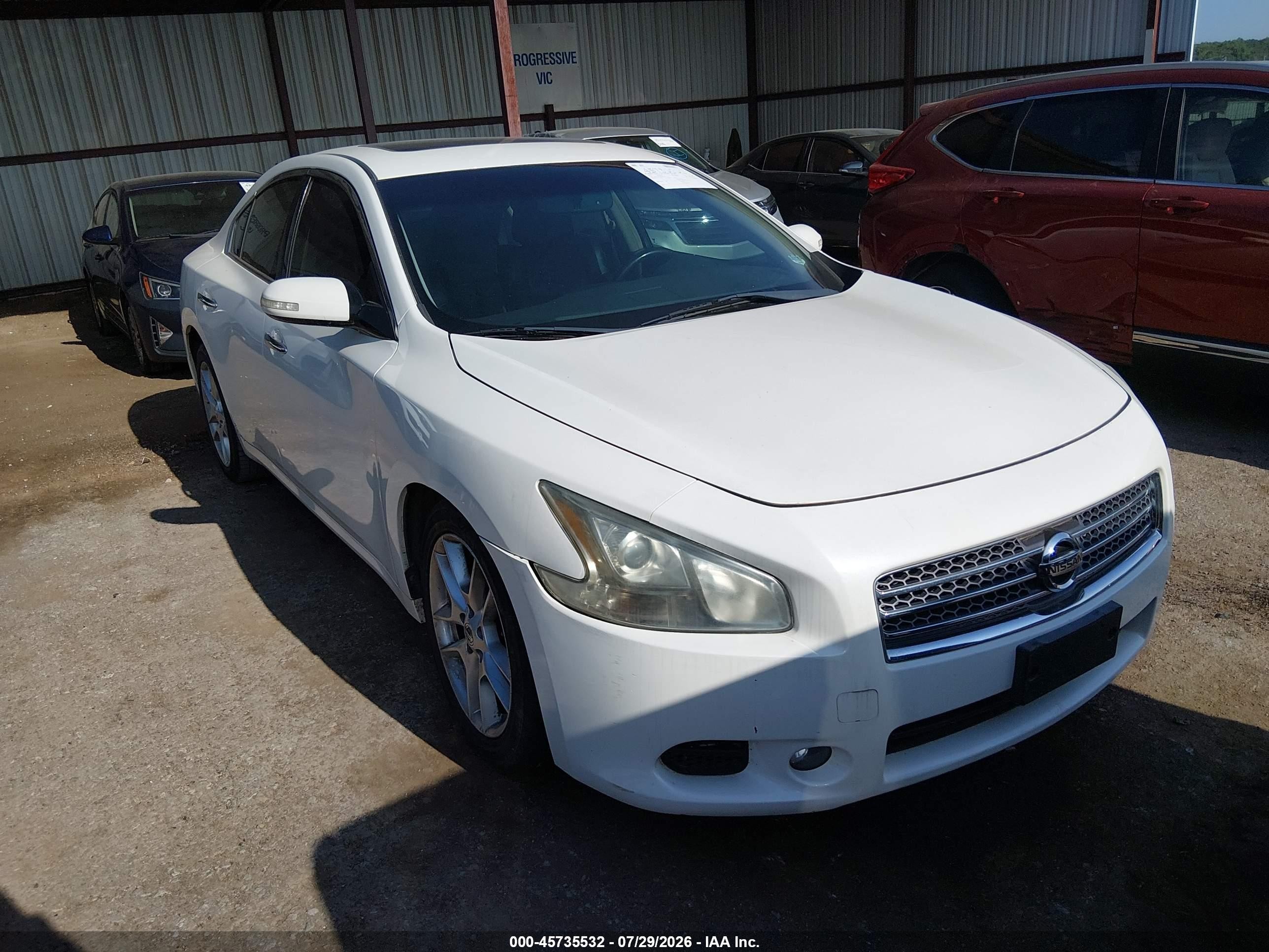 2011 Nissan Maxima S, VIN 1N4AA5AP1BC862127 — Обычный износ