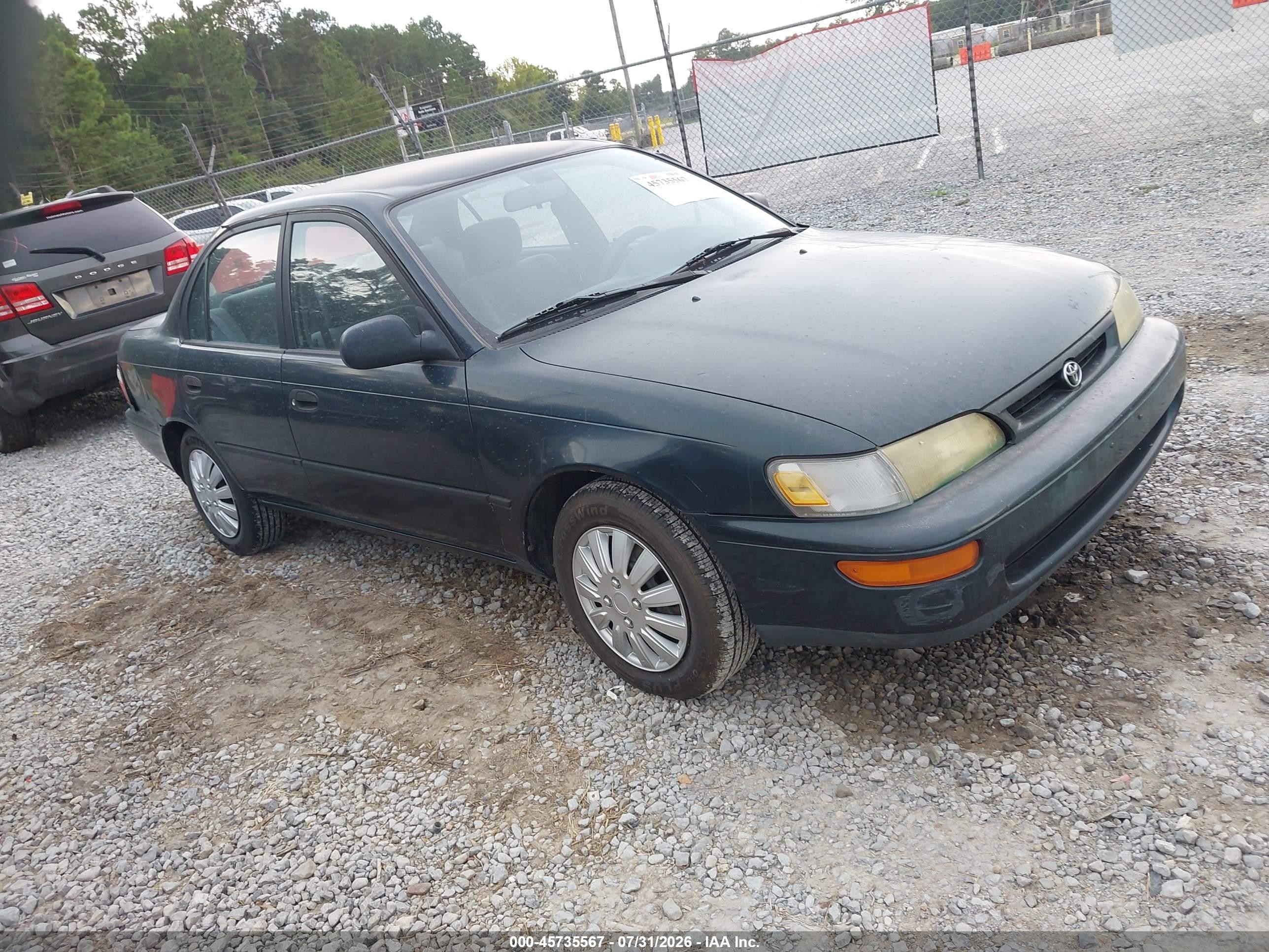 1997 Toyota Corolla DX, VIN 1NXBB02E6VZ526401 — Normal wear