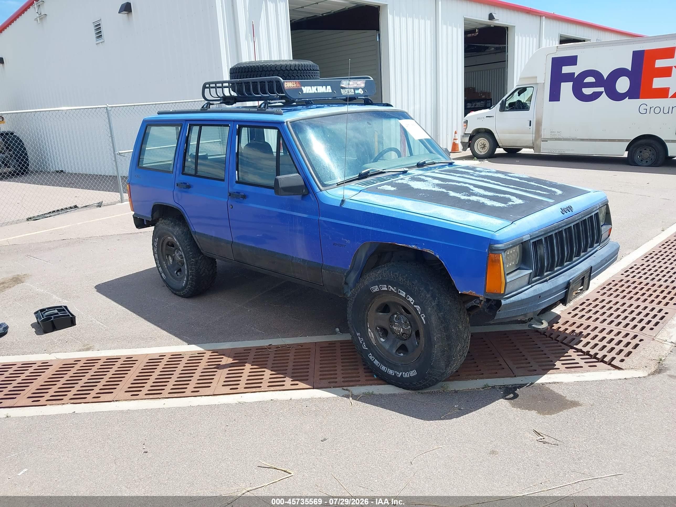 1996 Jeep Cherokee Sport, VIN 1J4FJ68S1TL323700 — Обычный износ