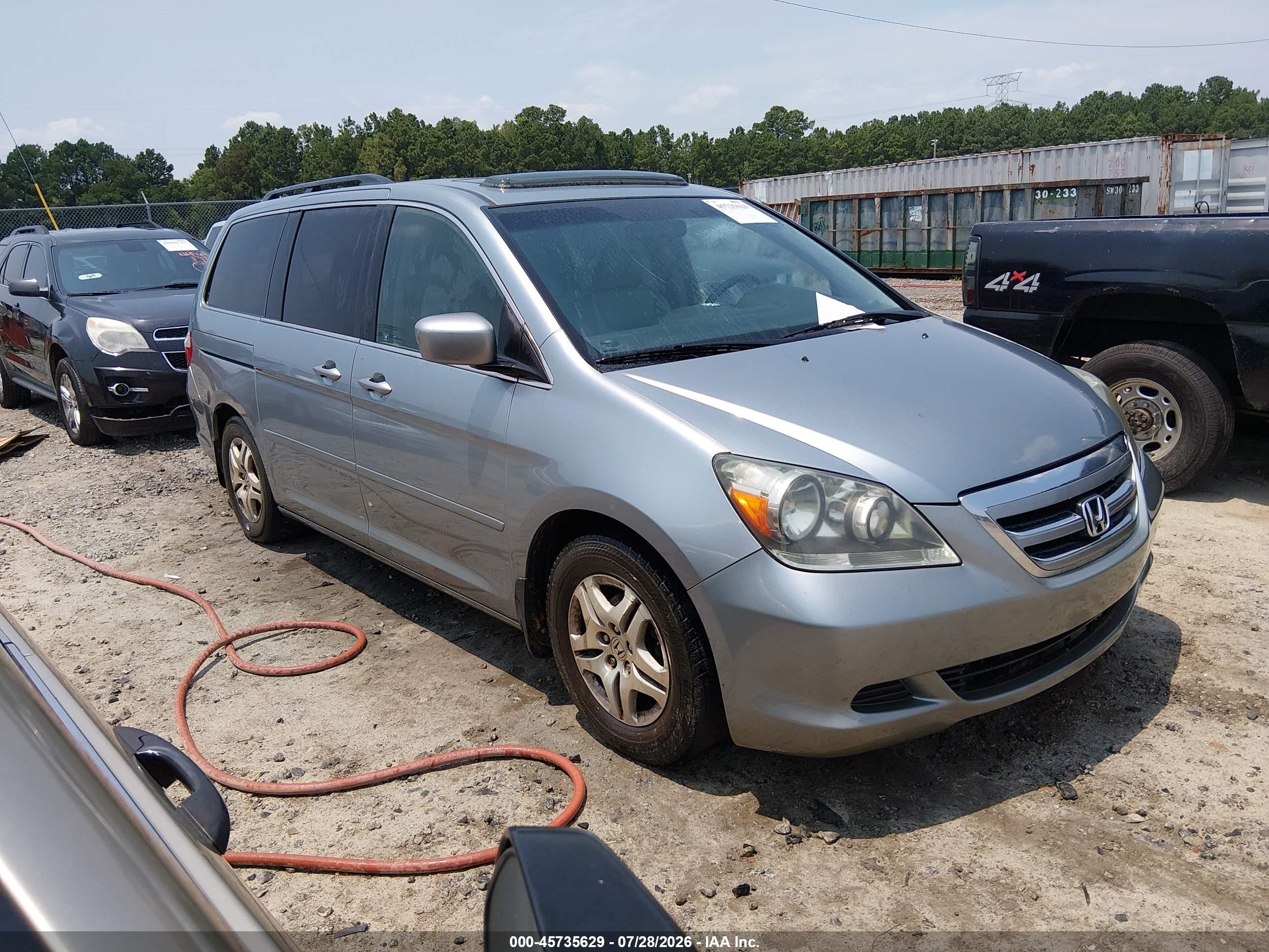 2007 Honda Odyssey EX-L, VIN 5FNRL38607B131191 — Normal wear