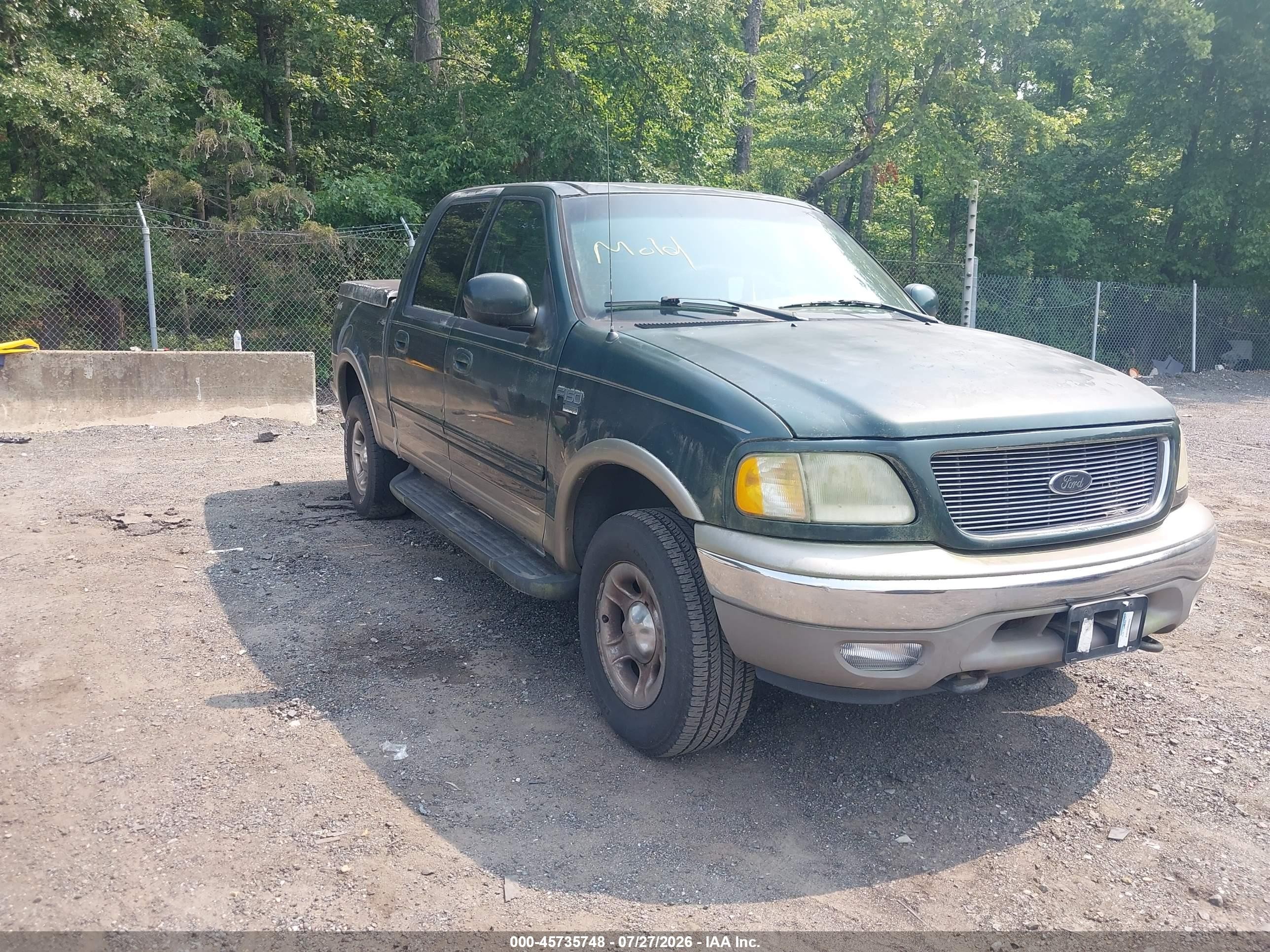 2002 Ford F-150 XLT, VIN 1FTRW08L92KA11106 — Normal wear