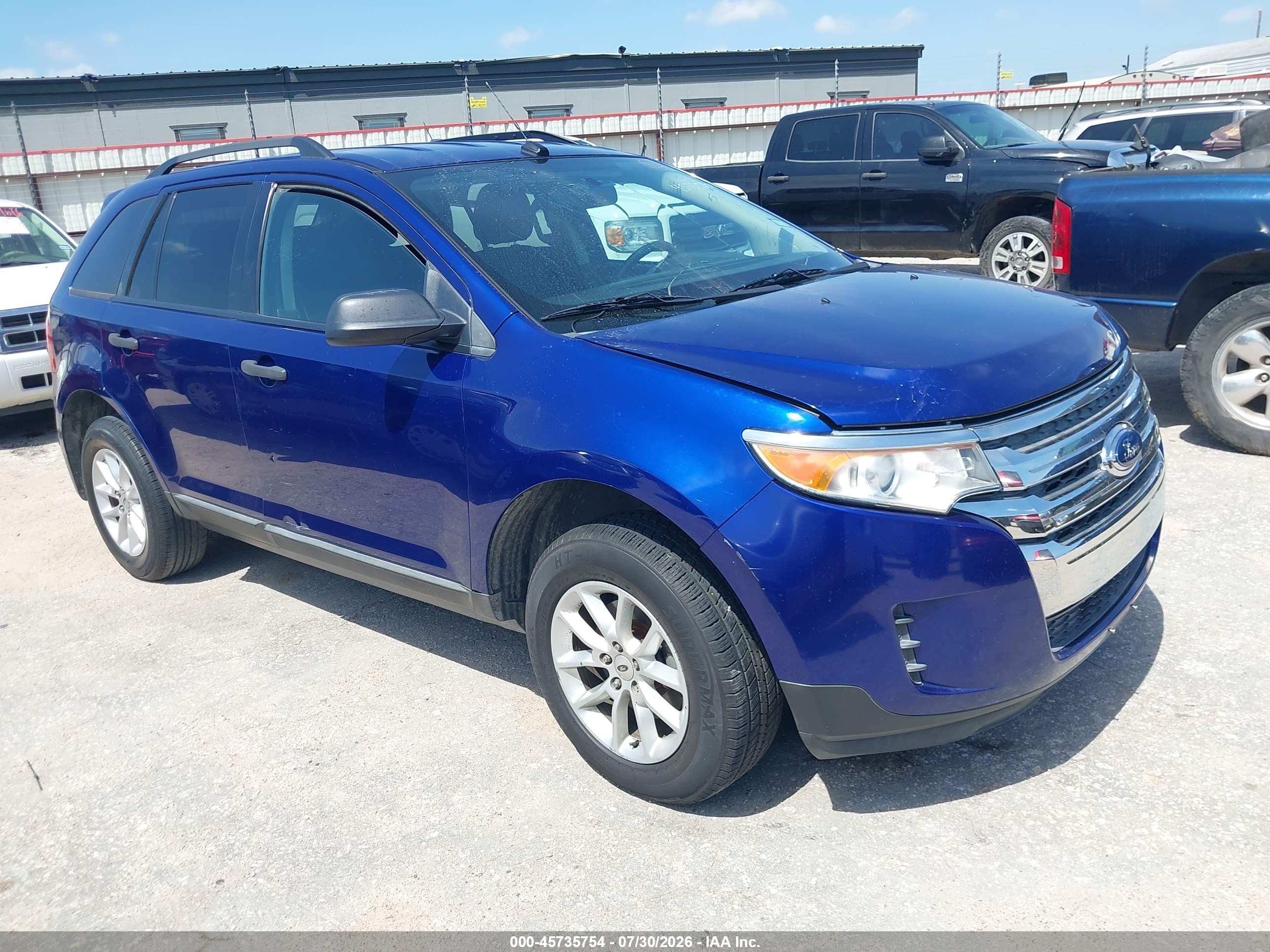 2013 Ford Edge SE, VIN 2FMDK3GC4DBC02319 — Normal wear