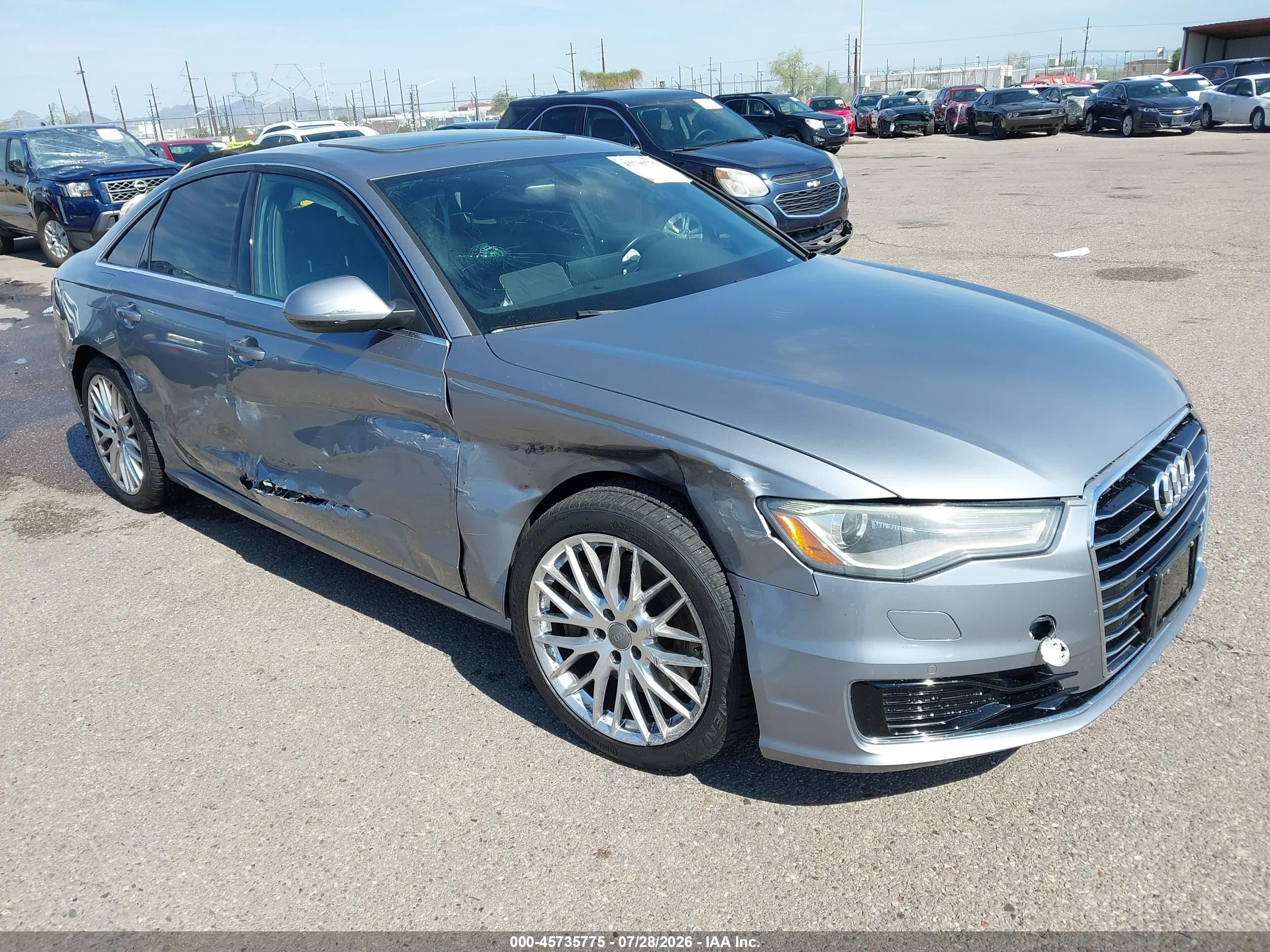 2016 Audi A6 Premium, VIN WAUFFAFC7GN103054 — Side