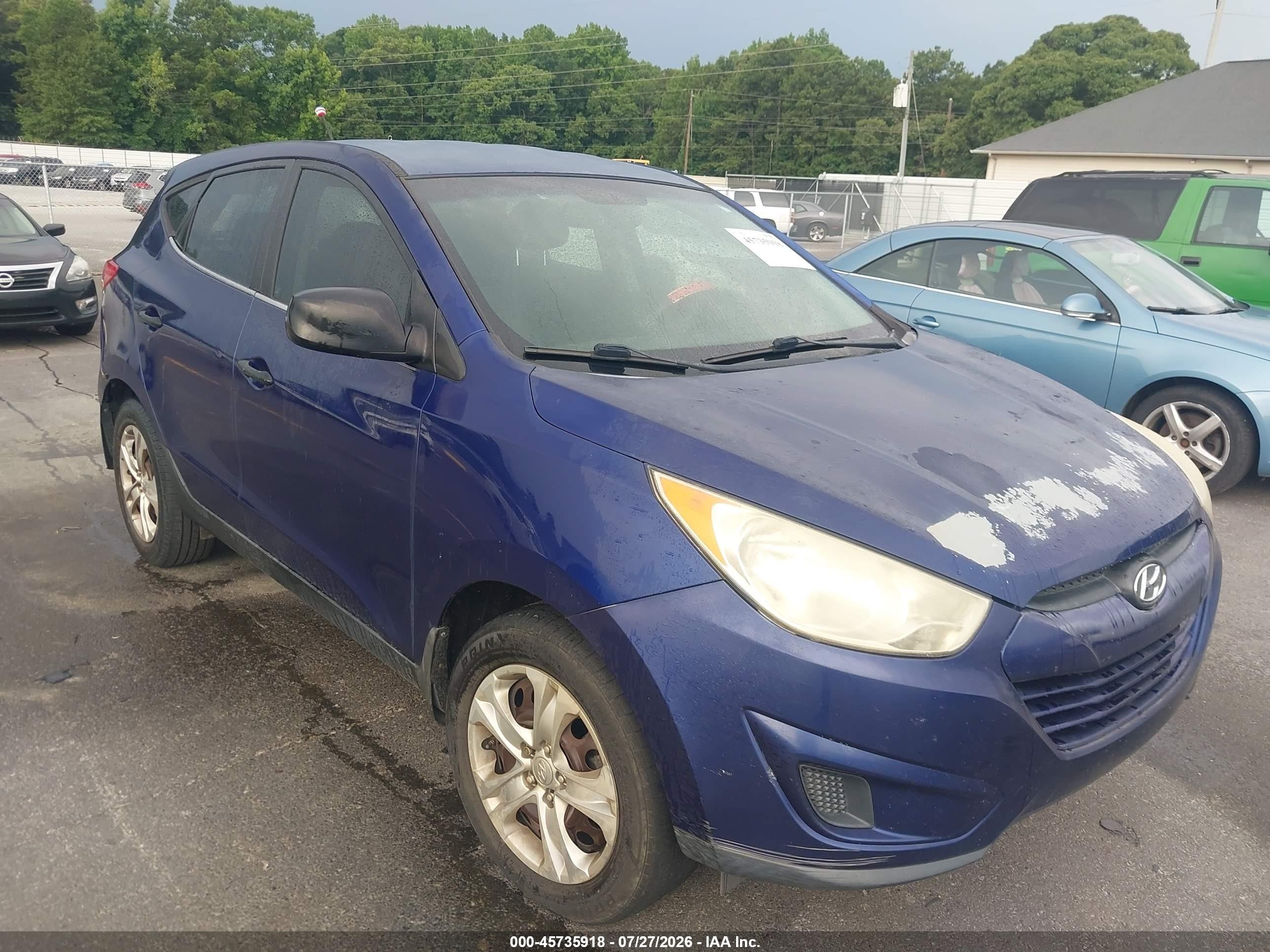 2010 Hyundai Tucson GLS, VIN KM8JT3AC1AU071333 — Normal wear