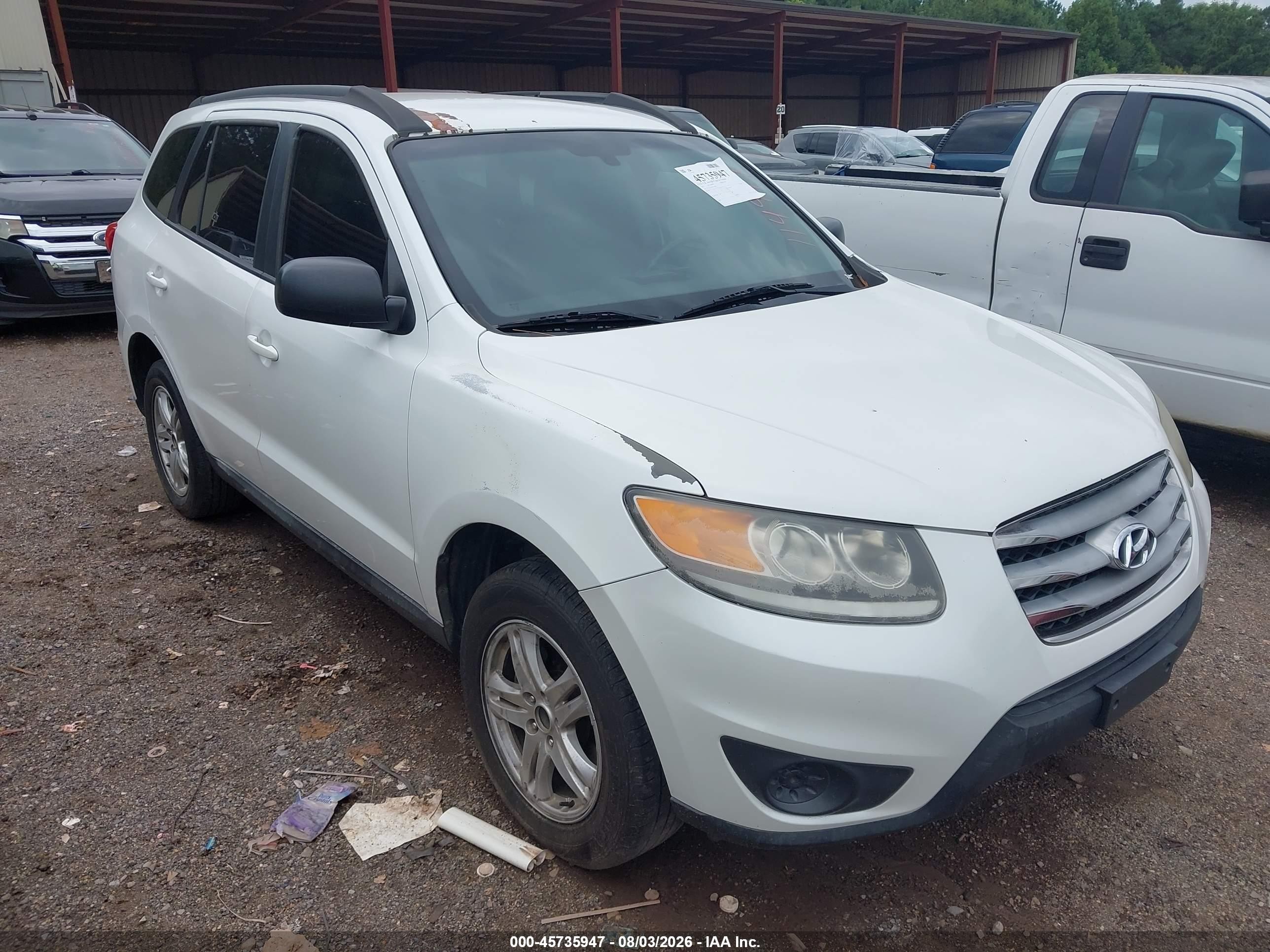 2012 Hyundai Santa Fe GLS, VIN 5XYZG3AB9CG114999 — Normal wear