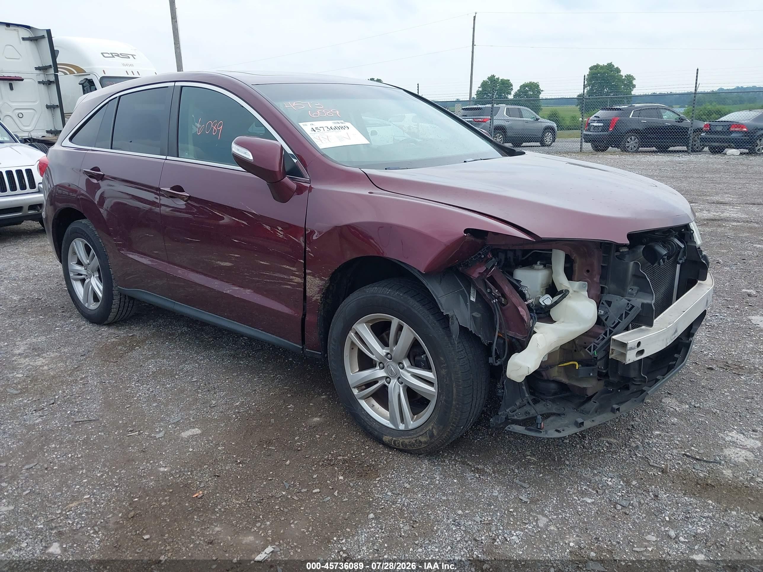 2013 Acura RDX Technology, VIN 5J8TB4H57DL013476 — Front end