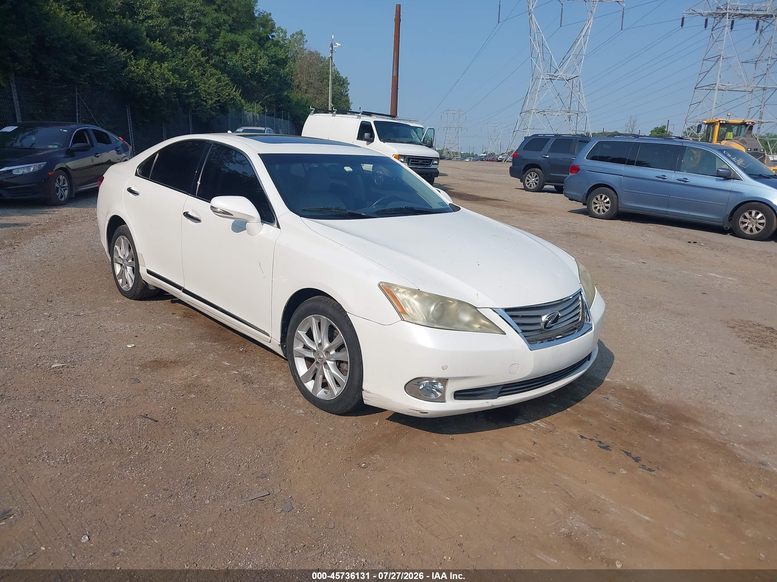 2012 Lexus ES 330, VIN JTHBK1EG0C2492941 — Normal wear