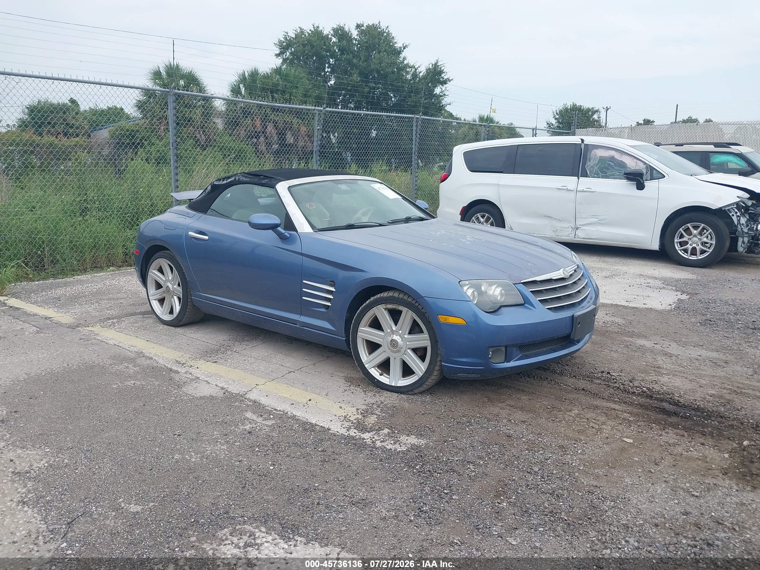 2006 Chrysler Crossfire Limited, VIN 1C3AN65L76X062320 — Крыша