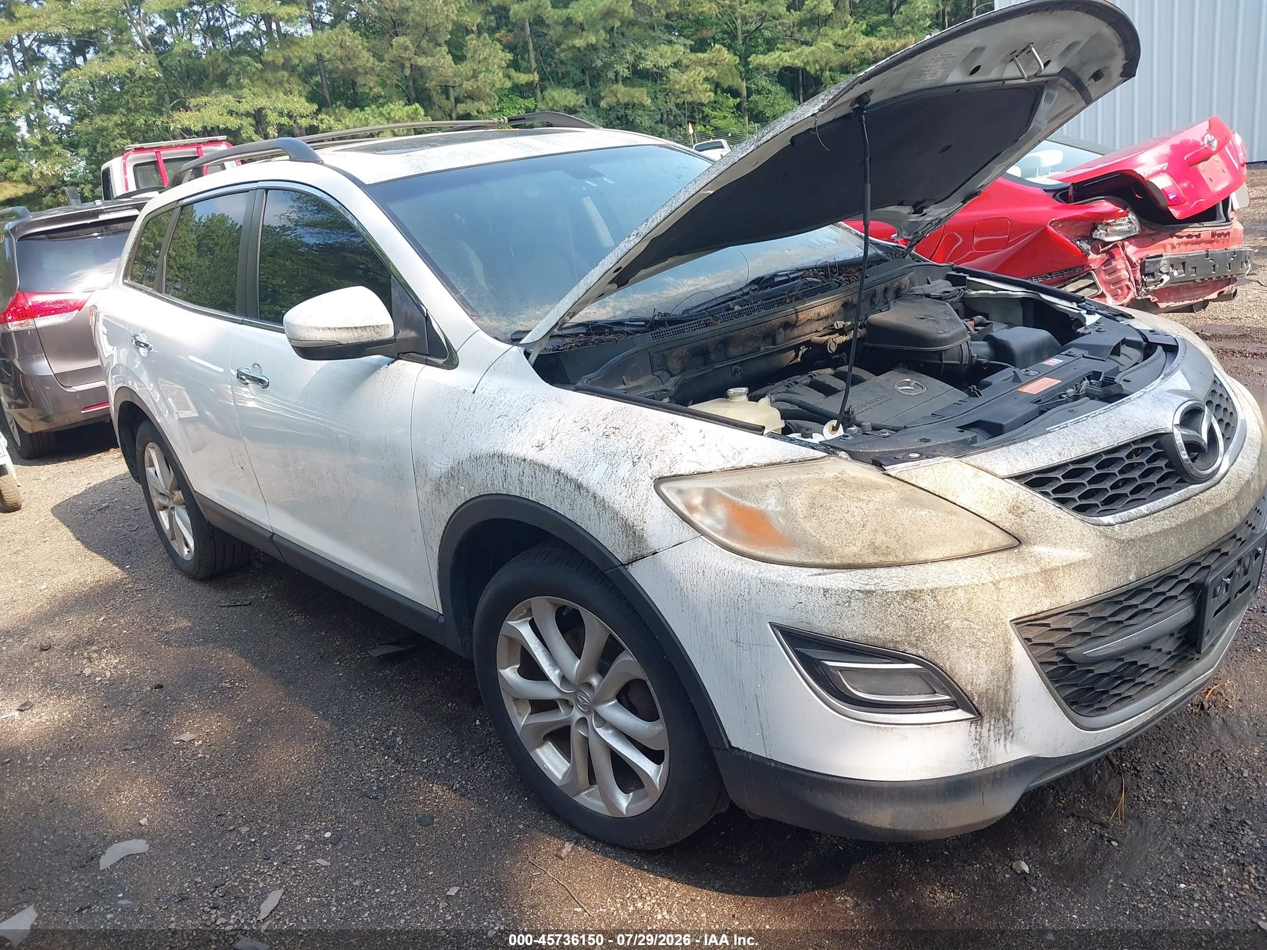 2011 Mazda CX-9 Grand Touring, VIN JM3TB3DV4B0325985 — Normal wear