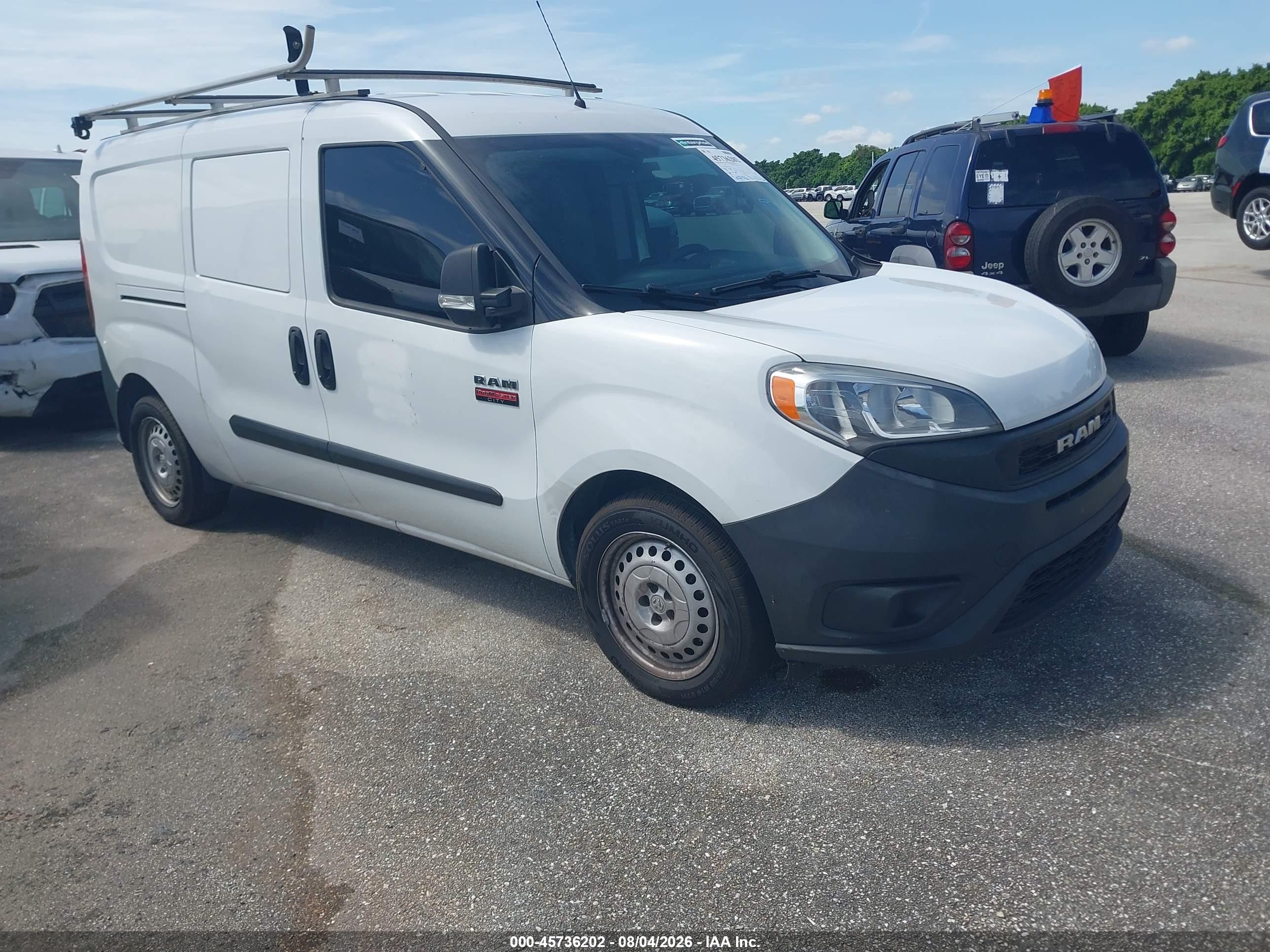 2021 Ram ProMaster City Cargo Tradesman, VIN ZFBHRFAB9M6V39864 — Side