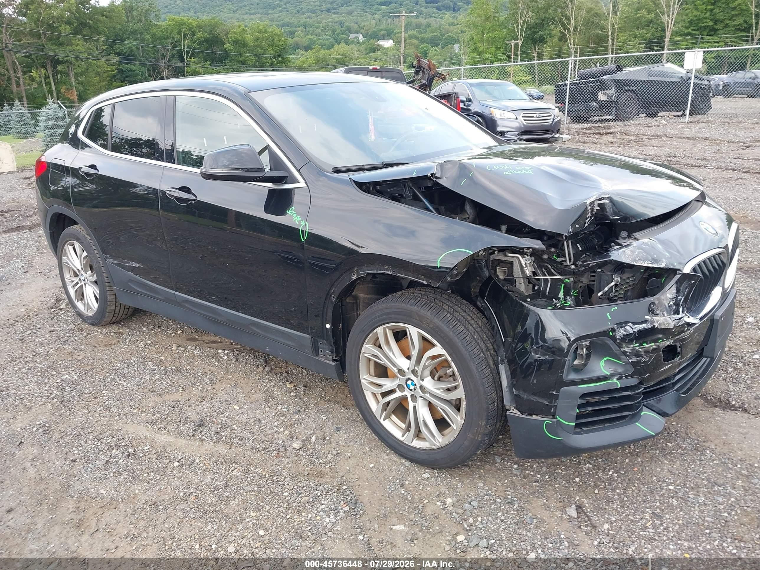 2018 BMW X2 xDrive28i, VIN WBXYJ5C37JEF74186 — Front end