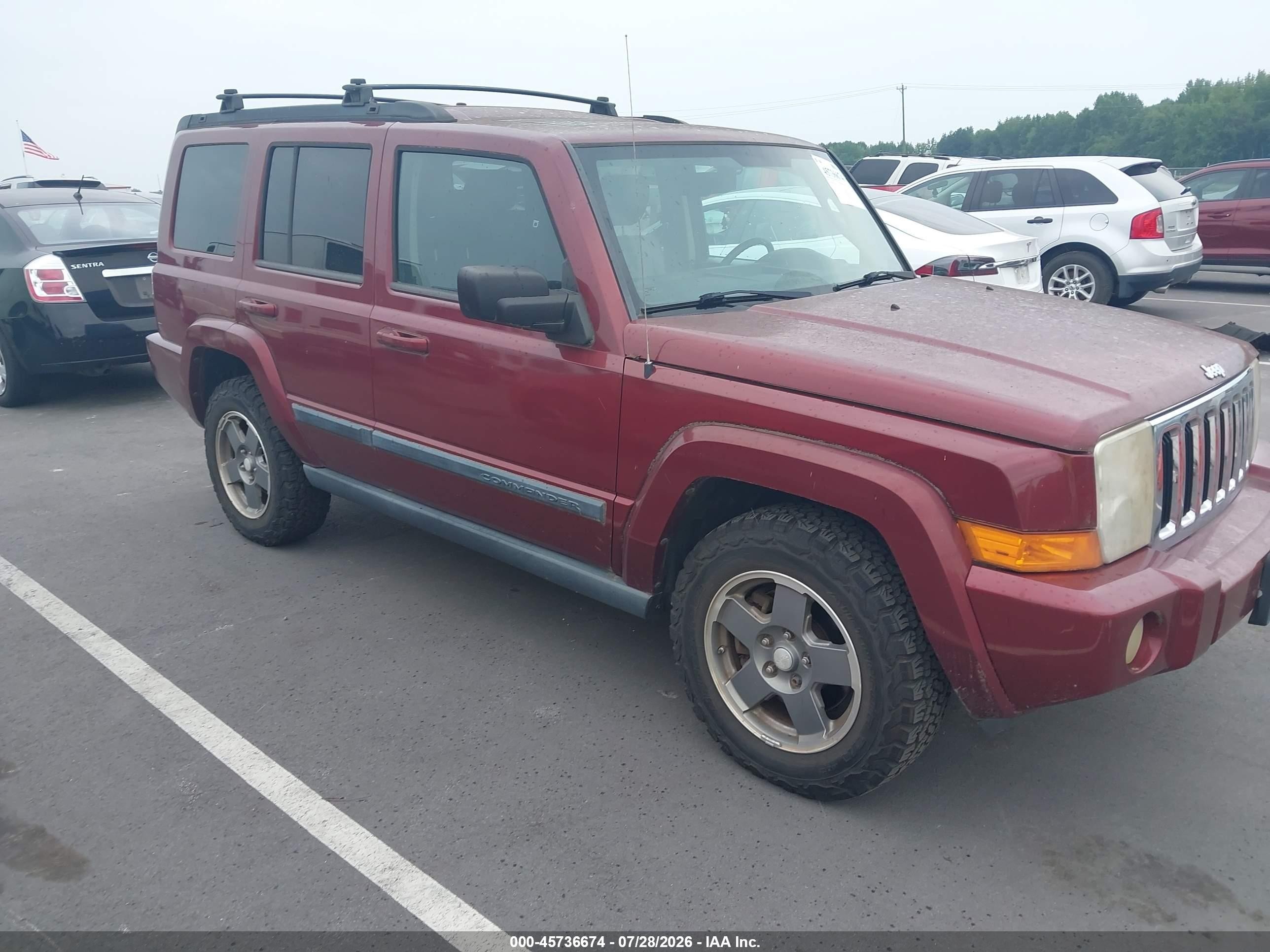 2007 Jeep Commander Sport, VIN 1J8HG48K27C666614 — Normal wear