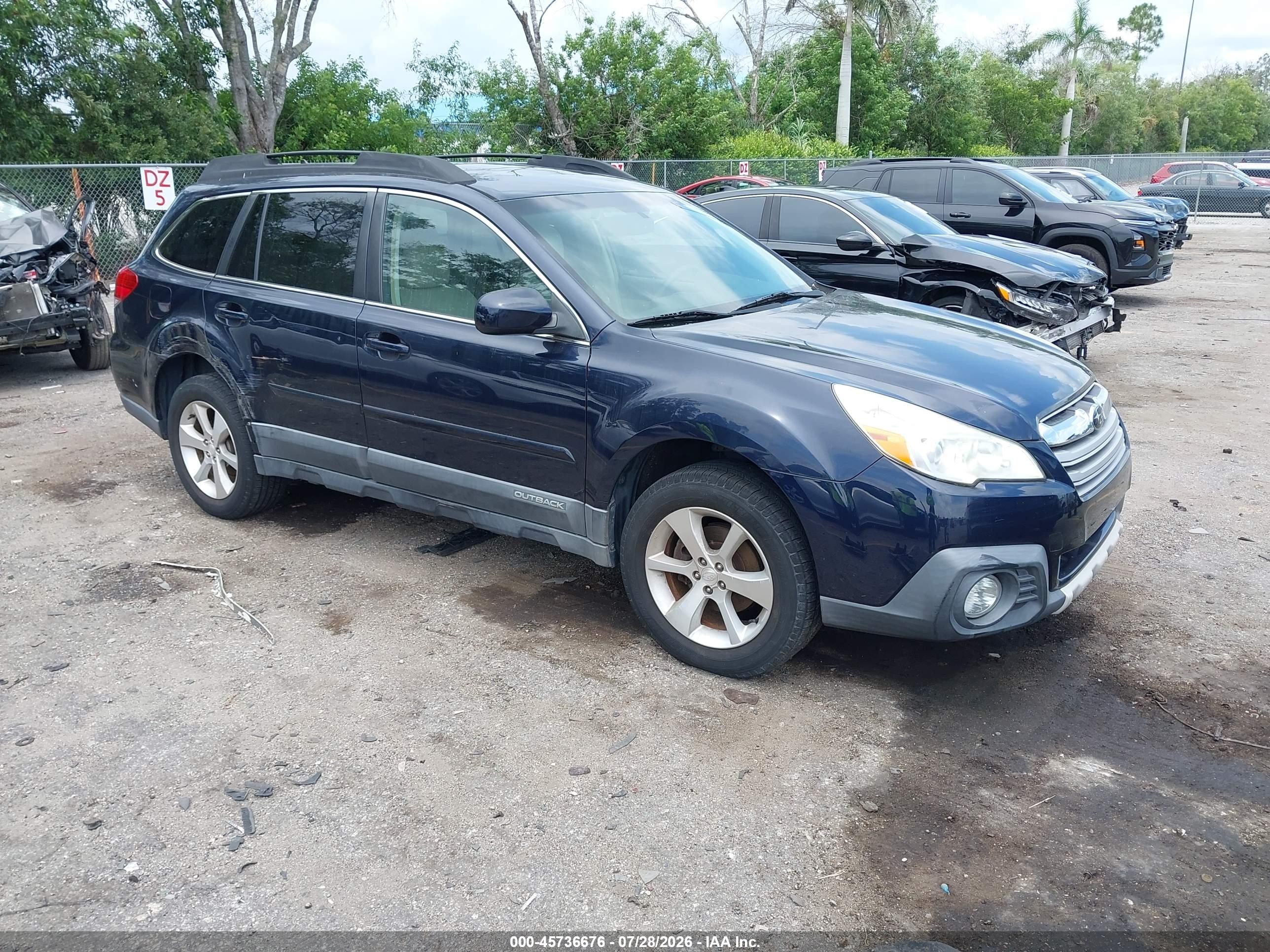 2013 Subaru Outback Limited, VIN 4S4BRCPC6D3261388 — Обычный износ