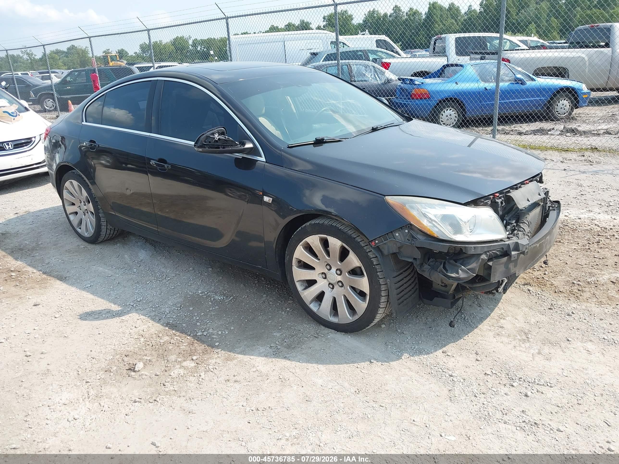 2011 Buick Regal CXL Turbo TO6, VIN W04G05GV6B1138436 — Front end