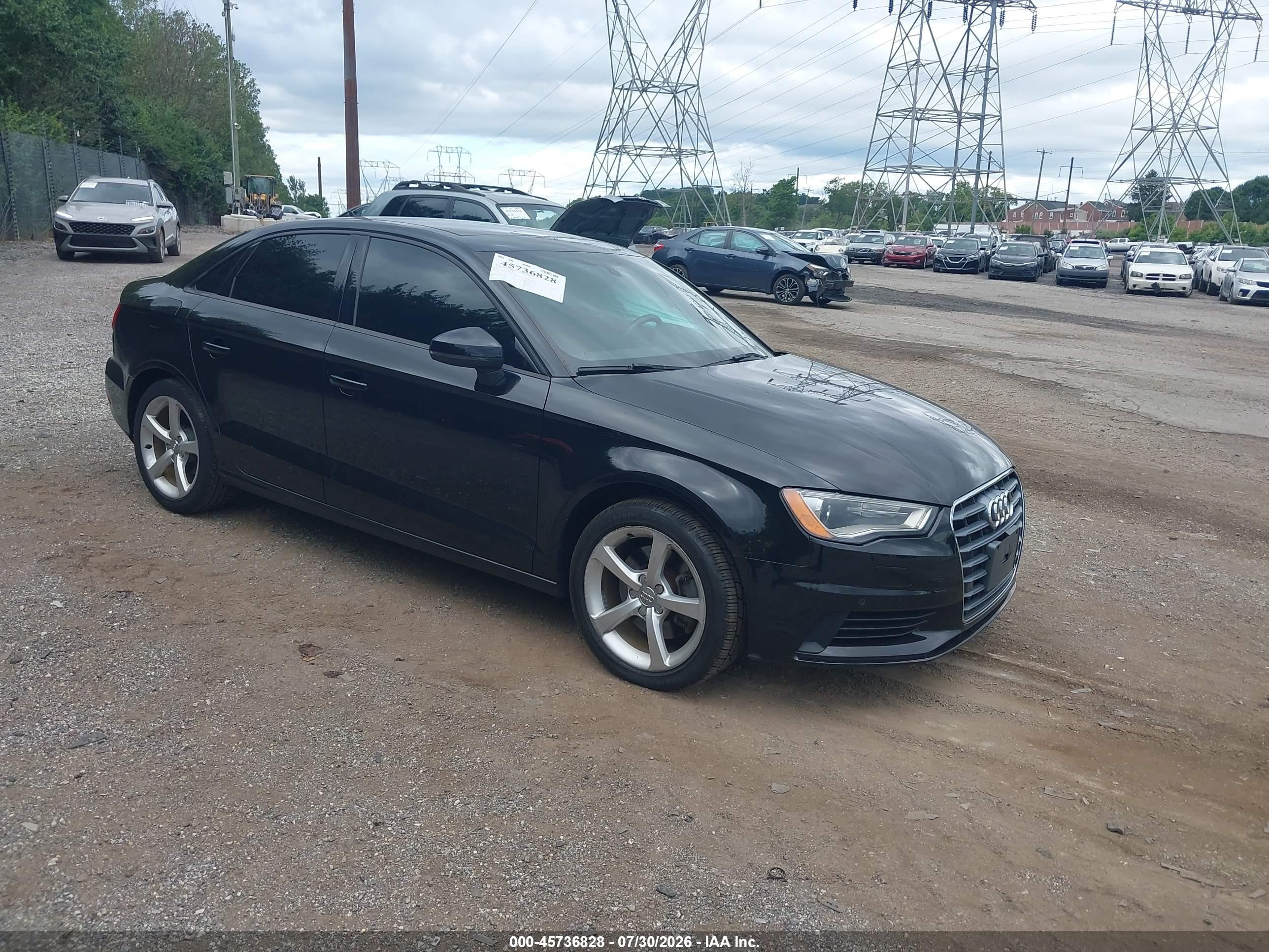 2016 Audi A3 Premium, VIN WAUA7GFF2G1060836 — Rear end
