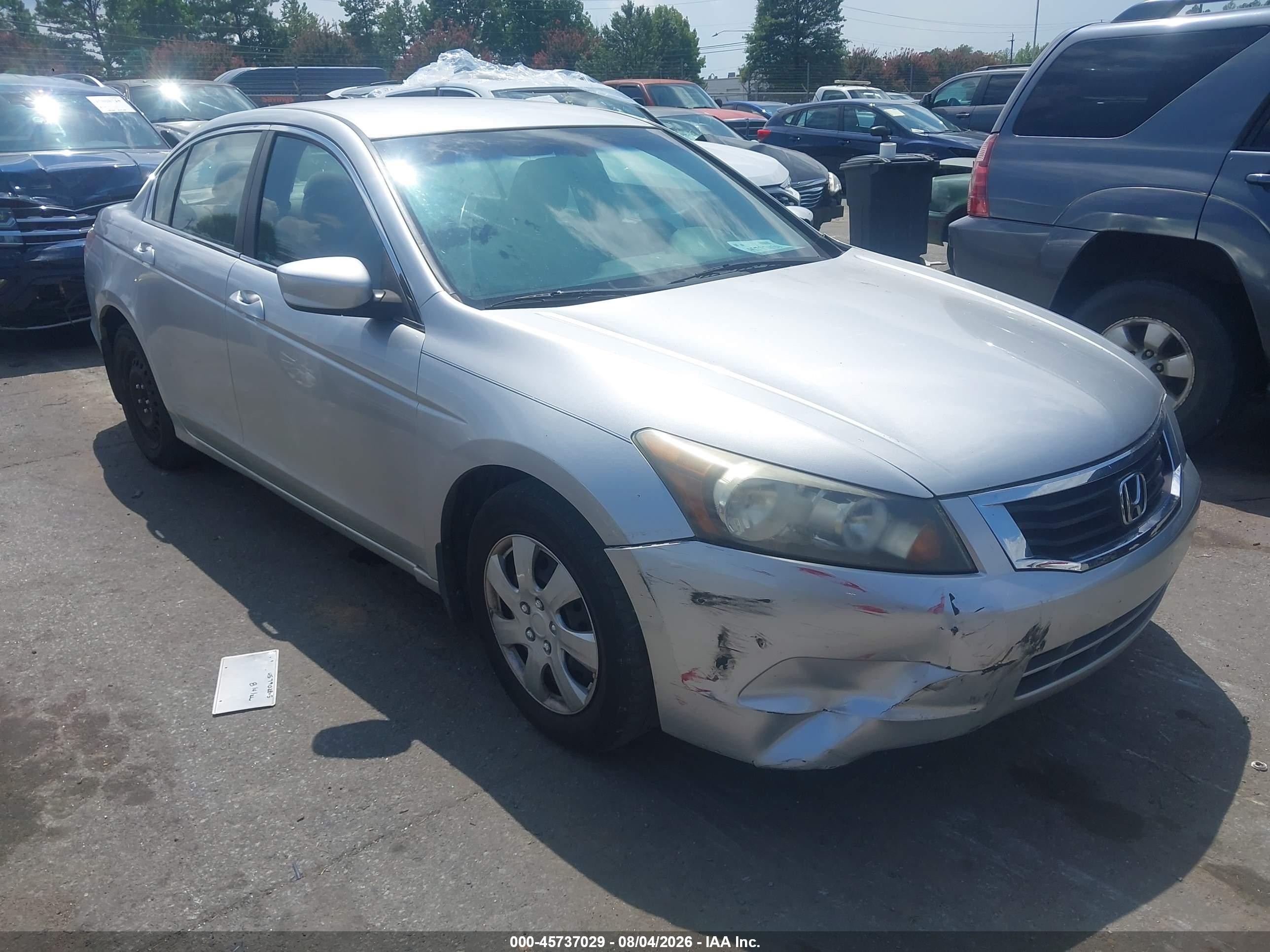 2010 Honda Accord LX, VIN 1HGCP2F38AA149792 — Repossession