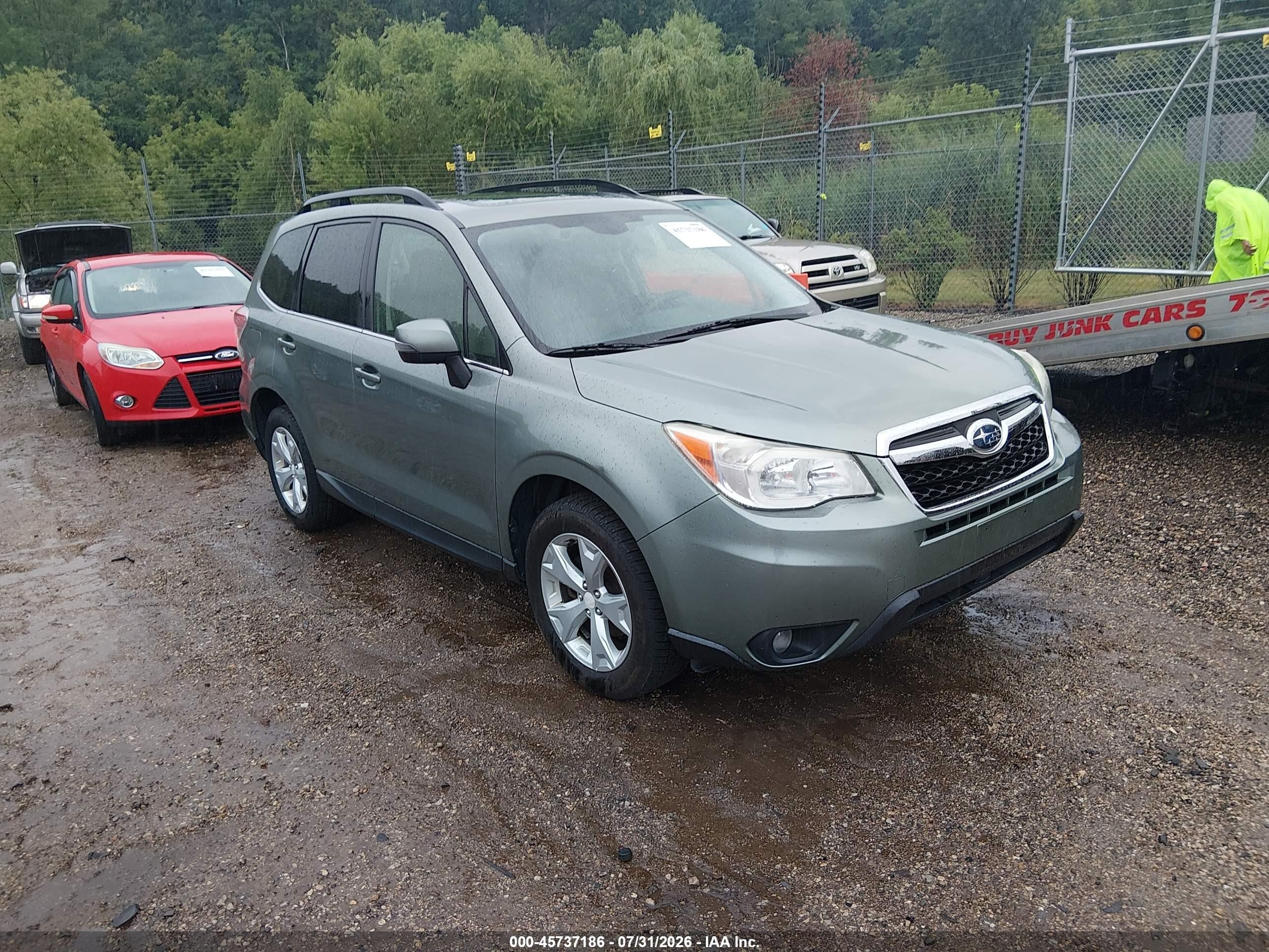 2014 Subaru Forester Touring, VIN JF2SJAPC6EH558800 — Normal wear