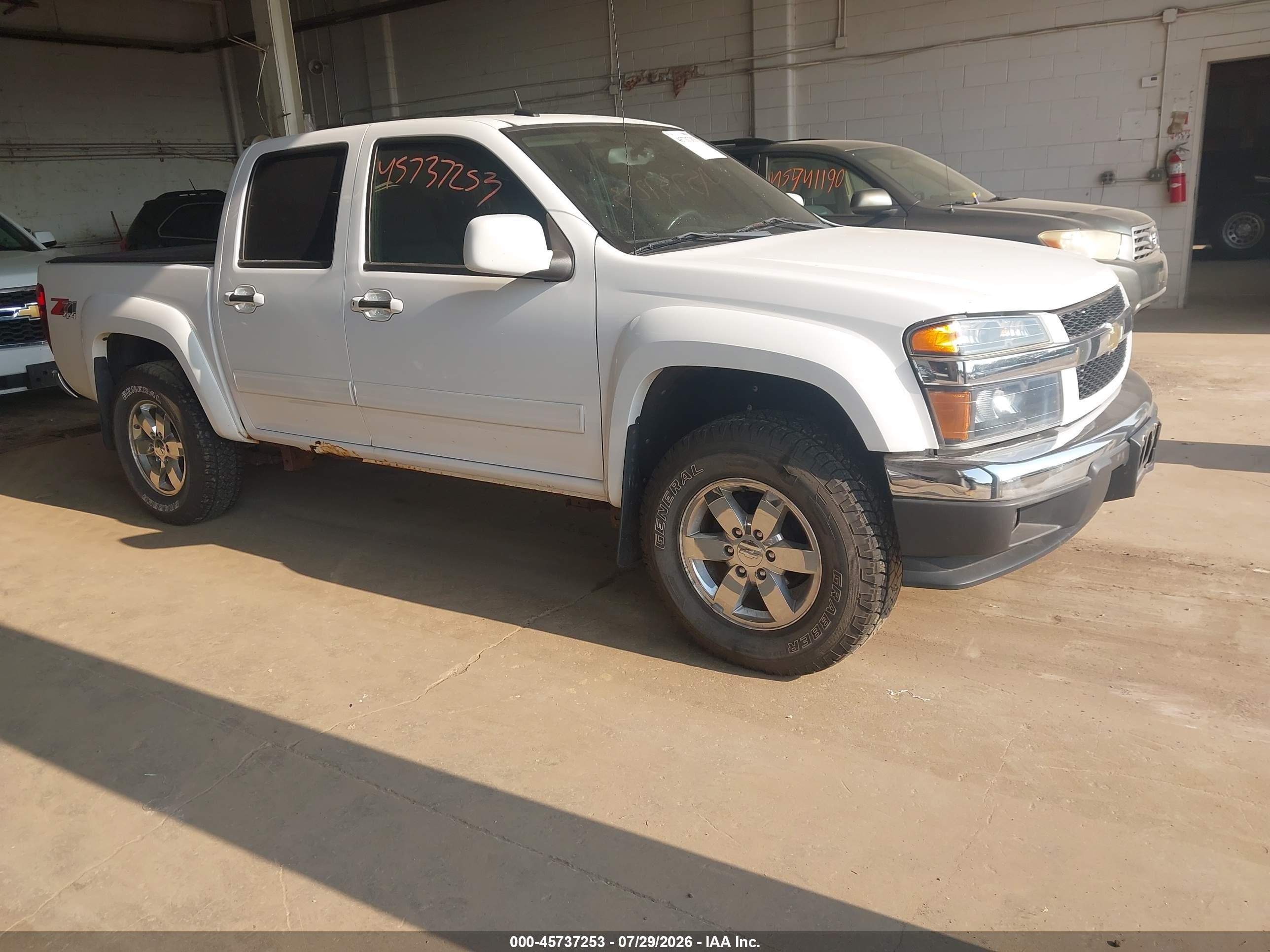 2012 Chevrolet Colorado 2LT, VIN 1GCHTDFEXC8129390 — Normal wear
