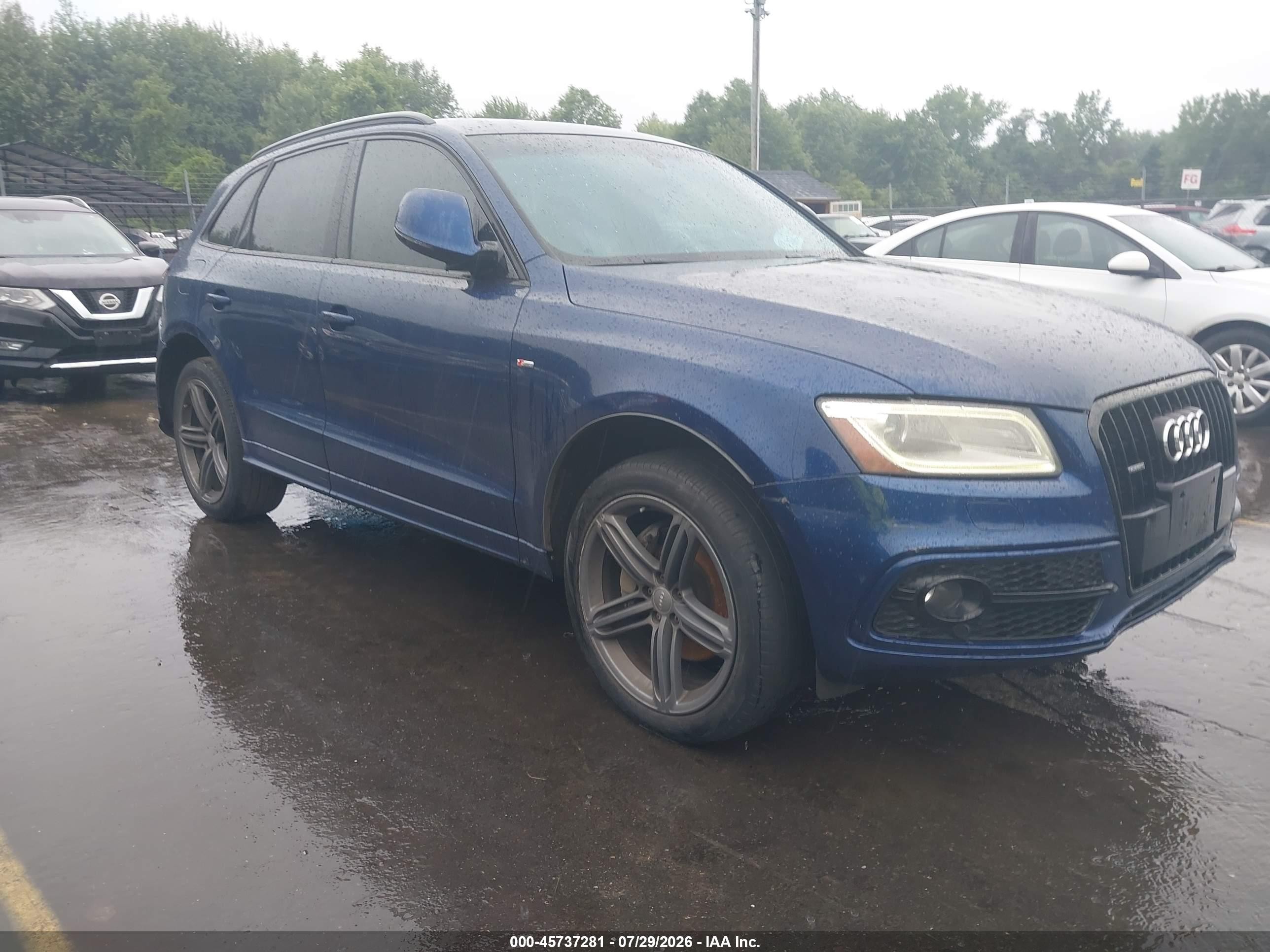 2015 Audi Q5, VIN WA1WMBFP4FA090975 — Перед
