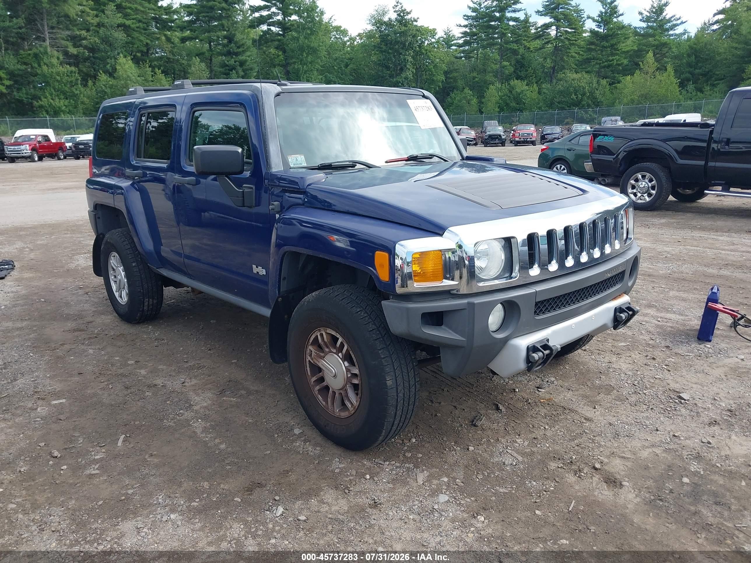 2009 Hummer H3 SUV, VIN 5GTEN13E798102150 — Normal wear