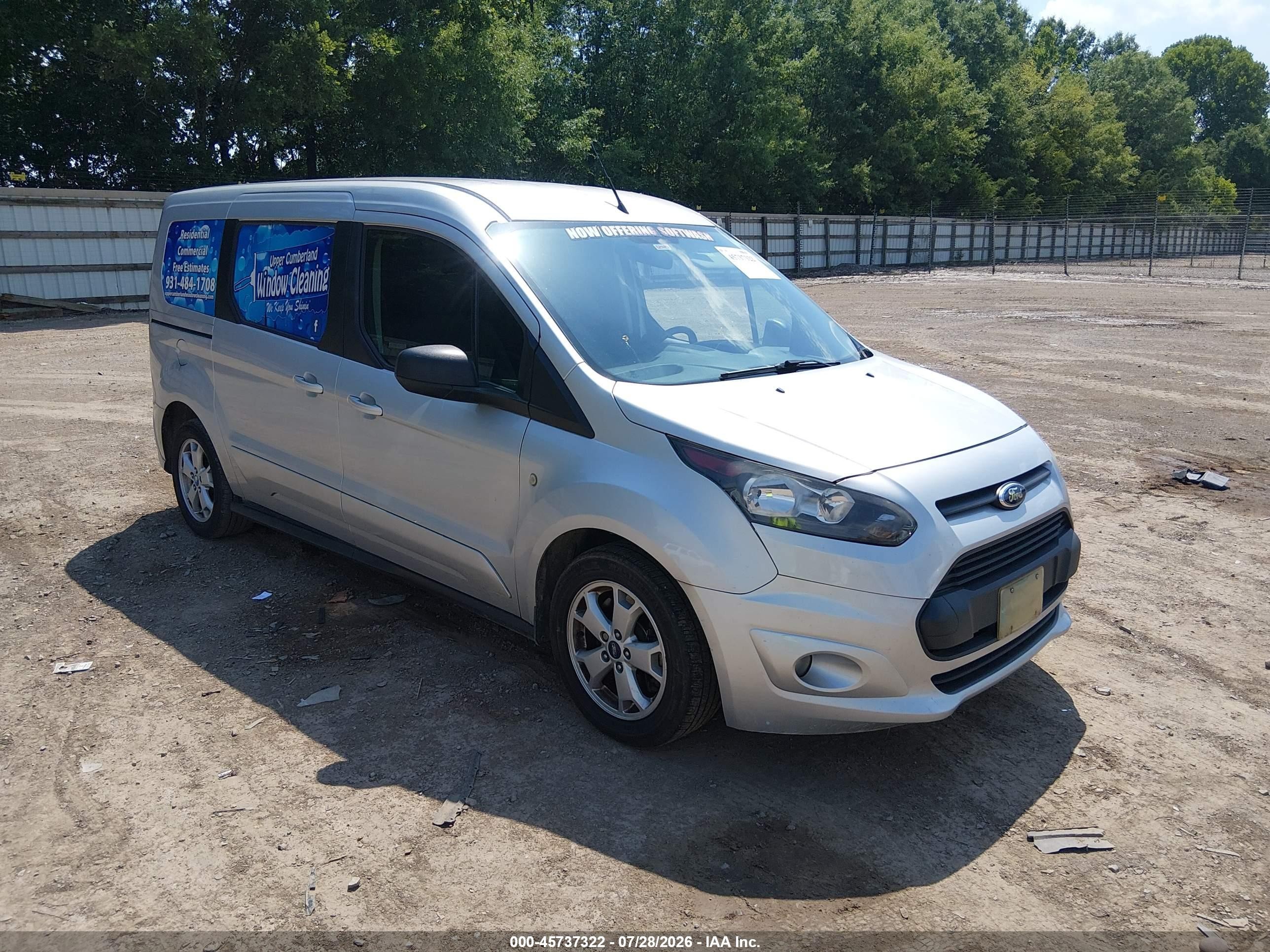 2015 Ford Transit Connect XLT, VIN NM0GE9F71F1198757 — Normal wear