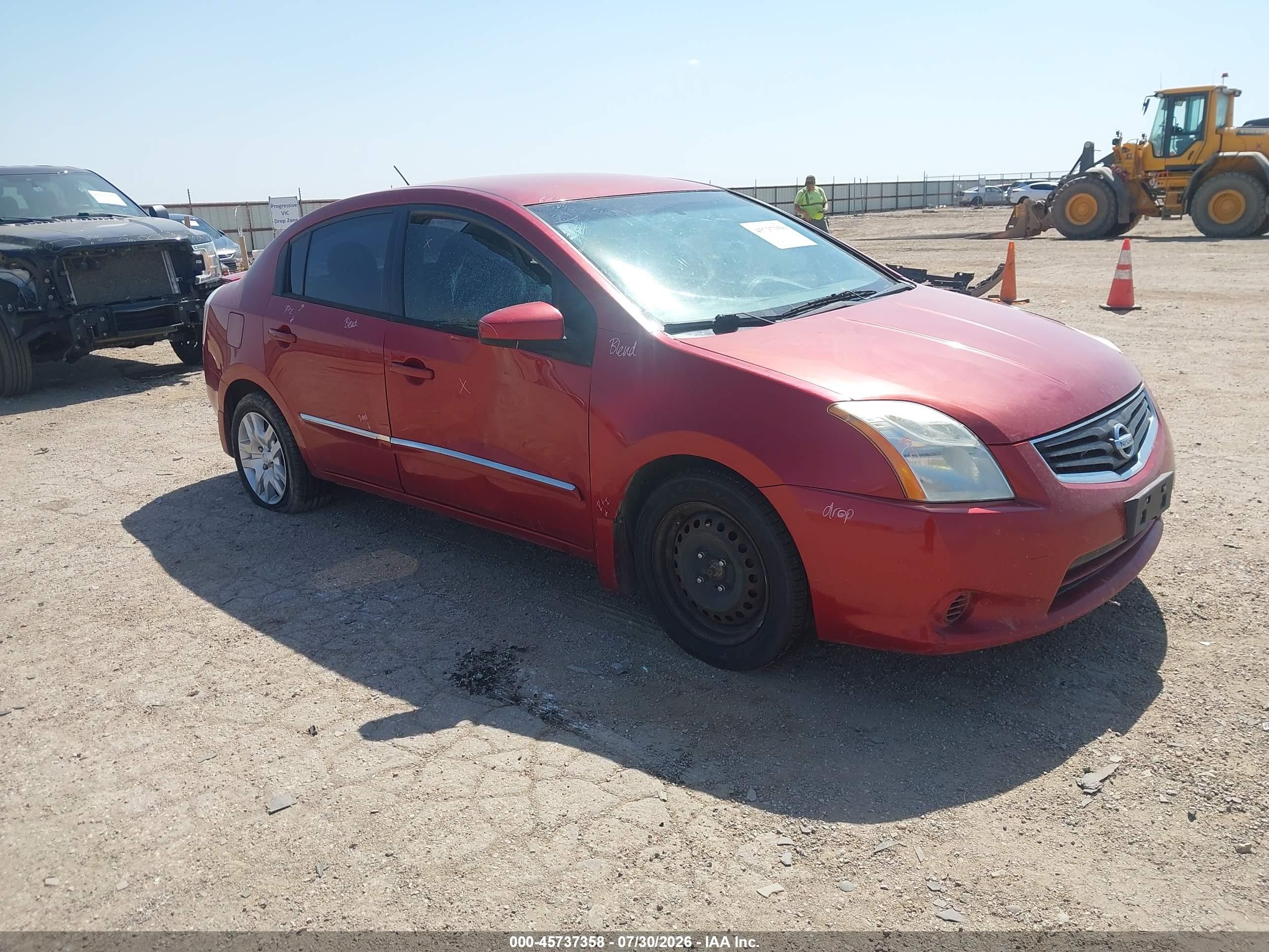 2012 Nissan Sentra SL, VIN 3N1AB6AP3CL661884 — Side