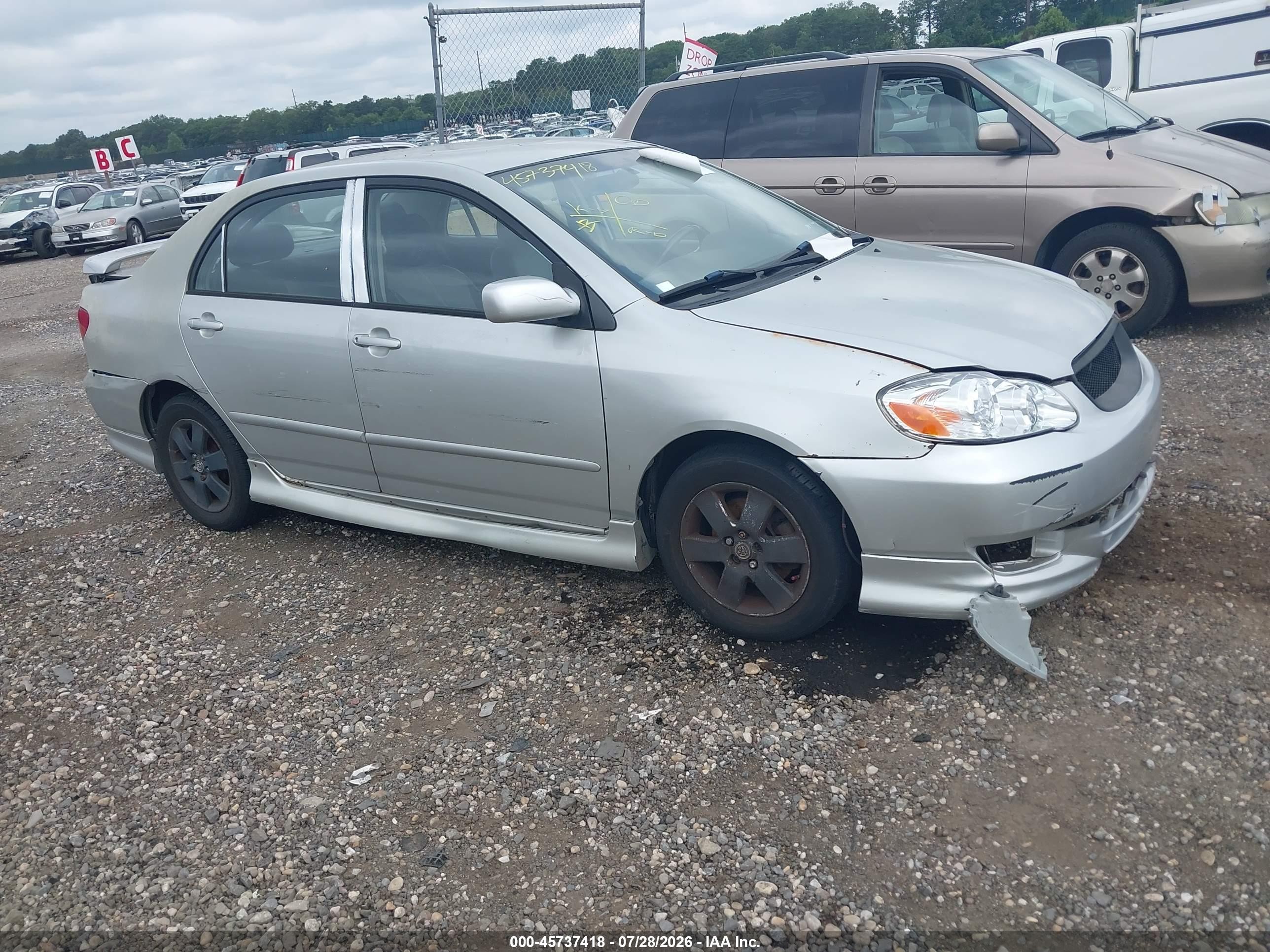 2004 Toyota Corolla LE, VIN 2T1BR32E44C287735 — Normal wear