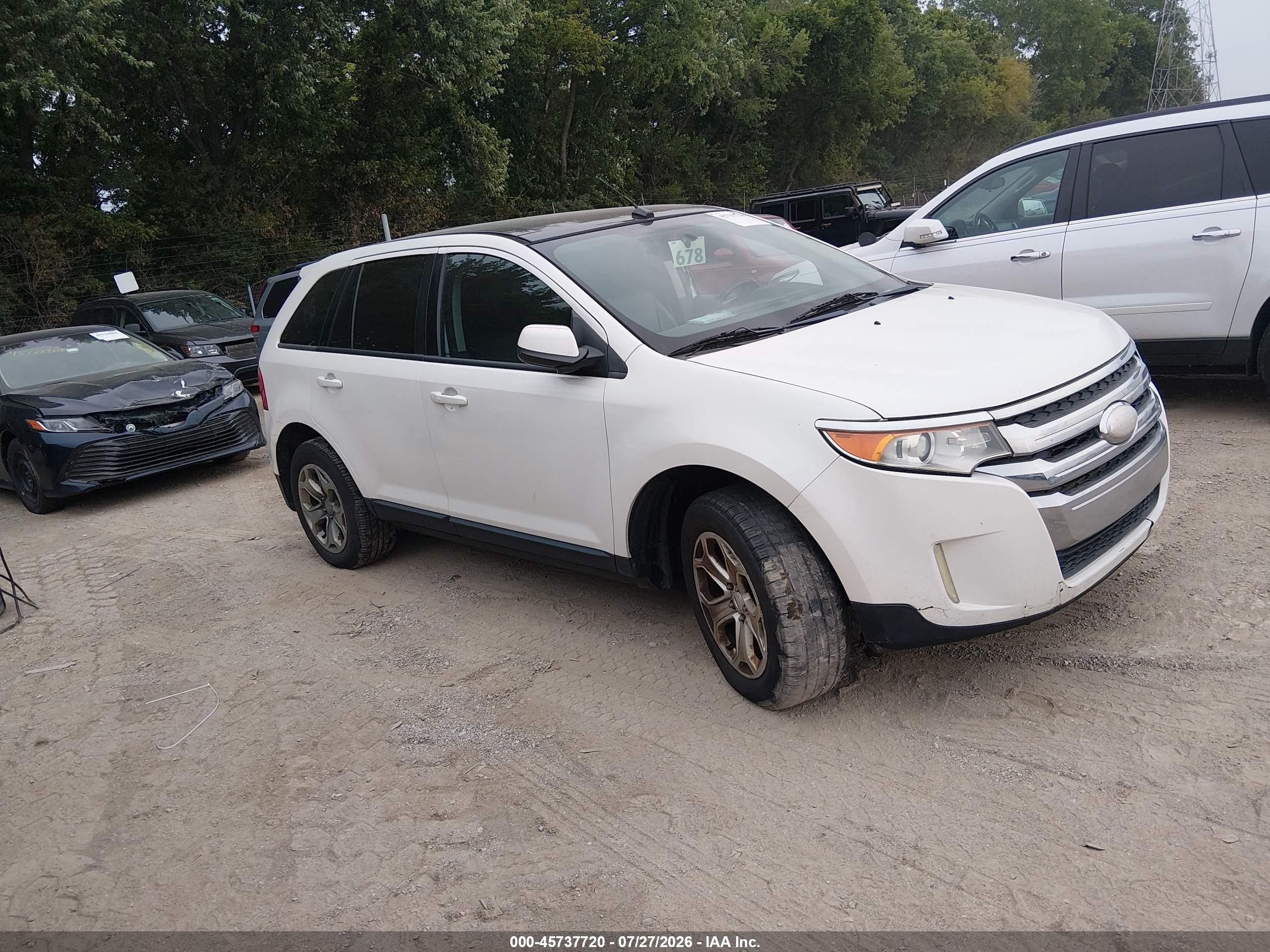 2013 Ford Edge SEL, VIN 2FMDK4JC7DBB96191 — Normal wear