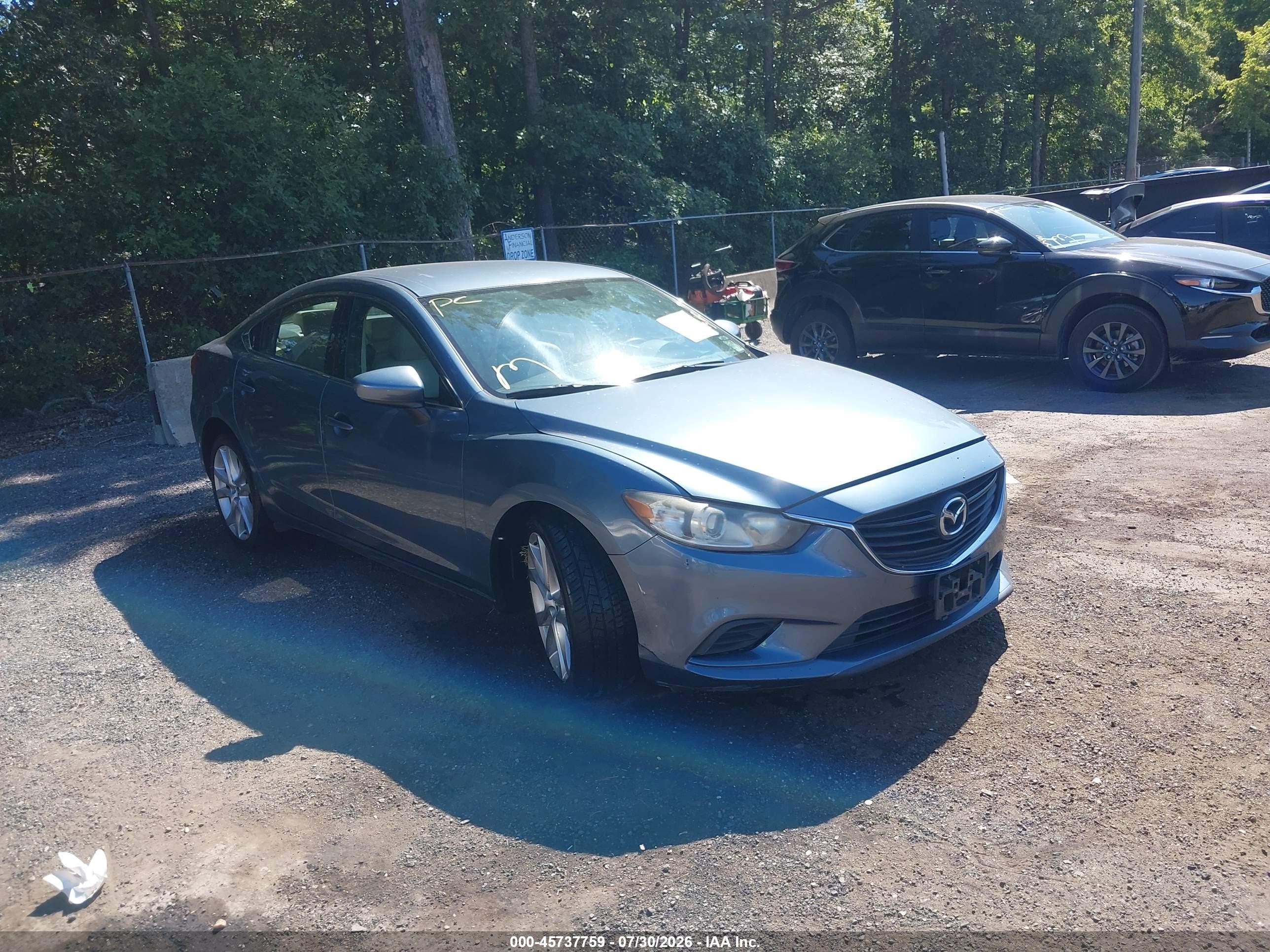2015 Mazda 6 i Touring, VIN JM1GJ1V64F1178978 — Front end