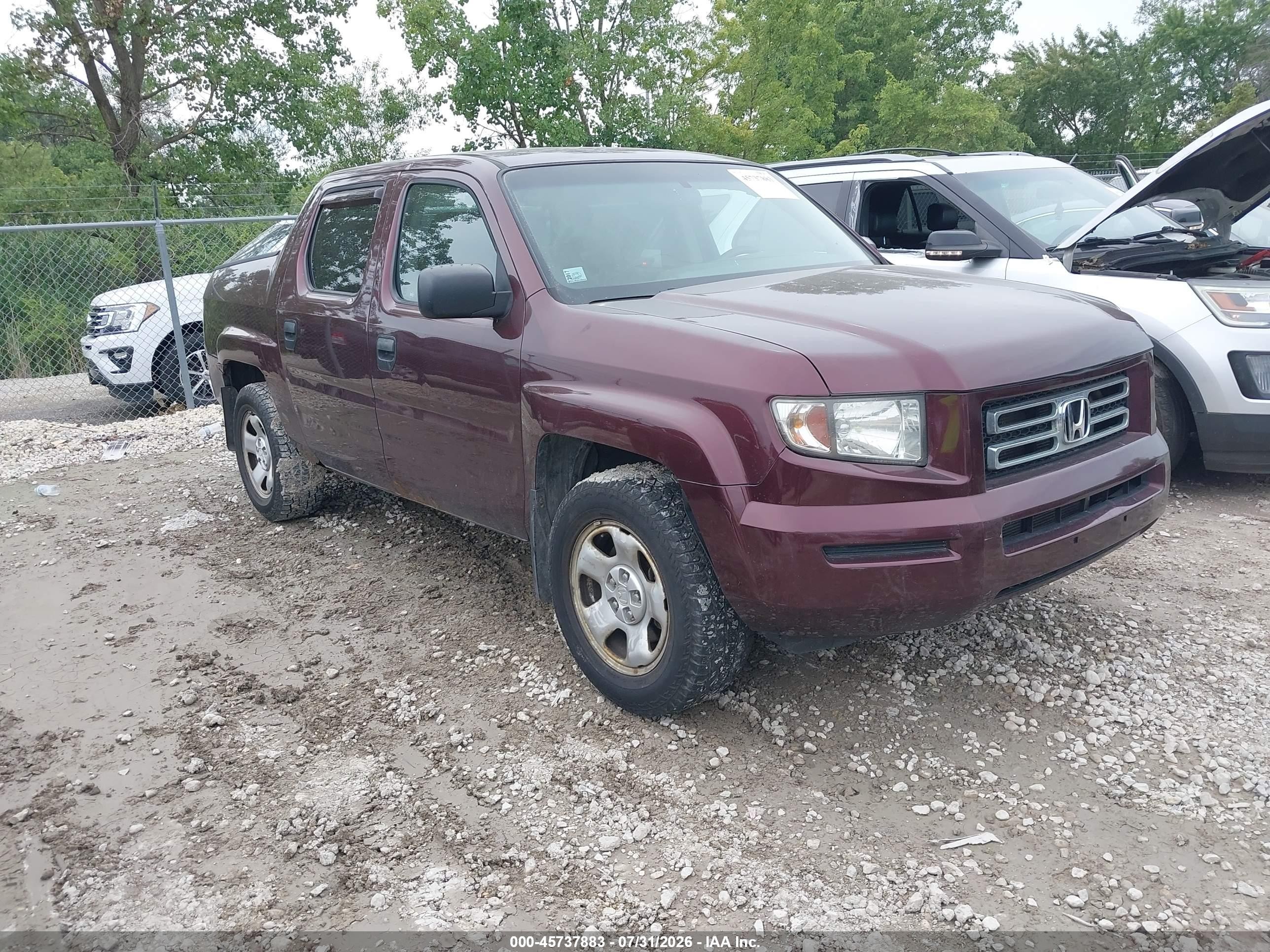 2008 Honda Ridgeline RT, VIN 2HJYK16228H538682 — Normal wear