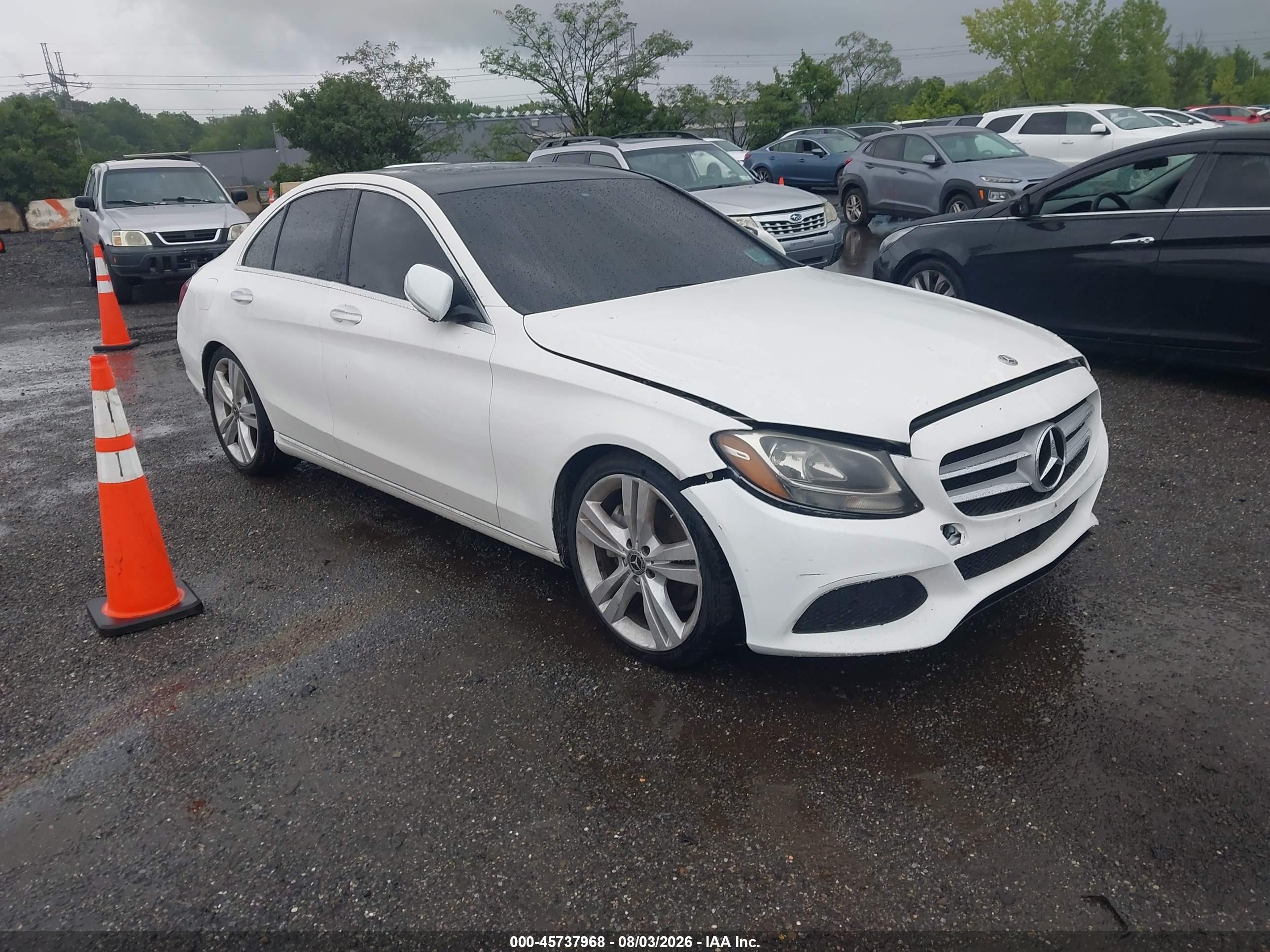 2018 Mercedes-Benz C 300, VIN 55SWF4JB1JU240529 — Обычный износ
