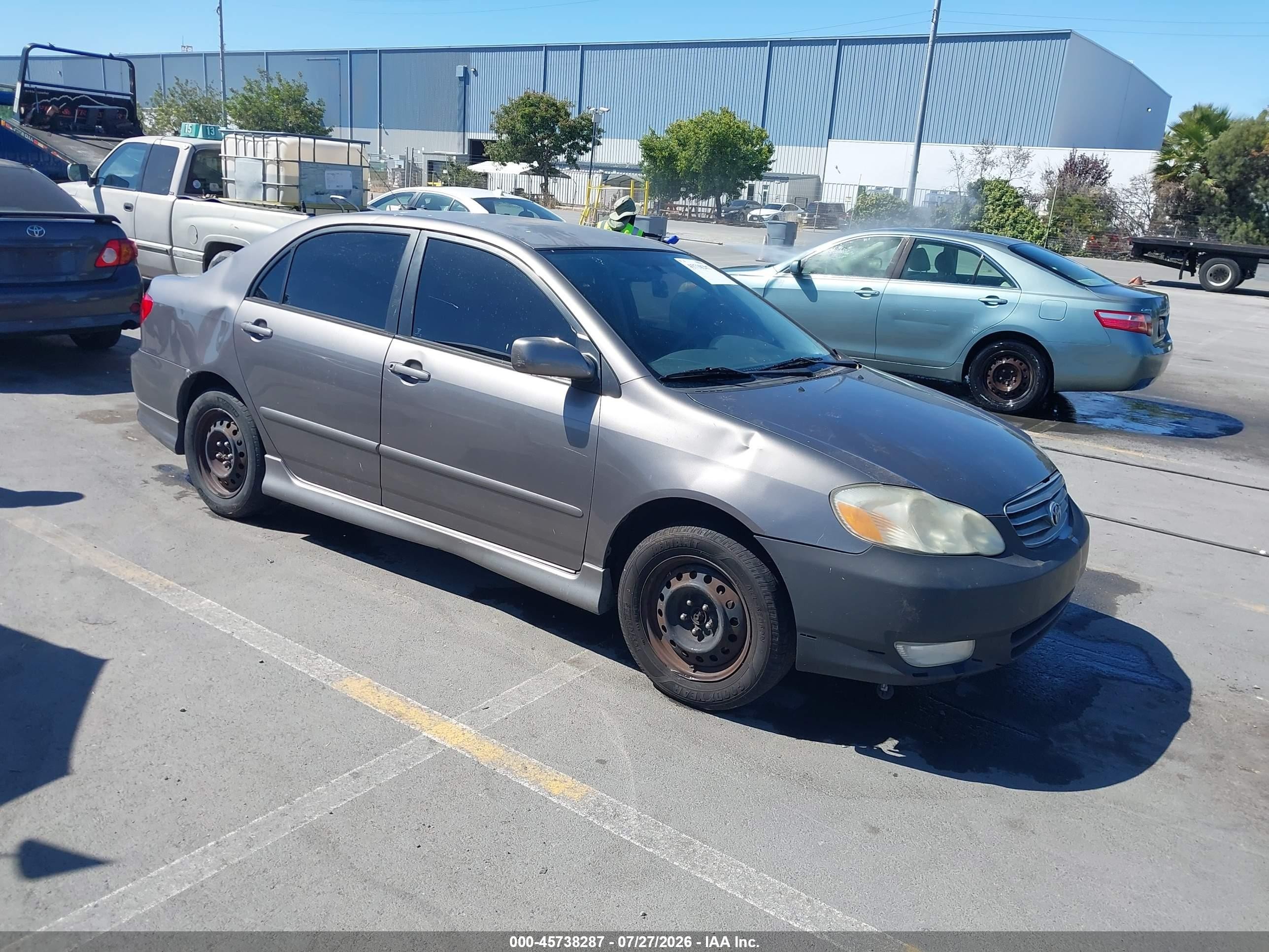 2003 Toyota Corolla S, VIN 1NXBR32E53Z071101 — Normal wear