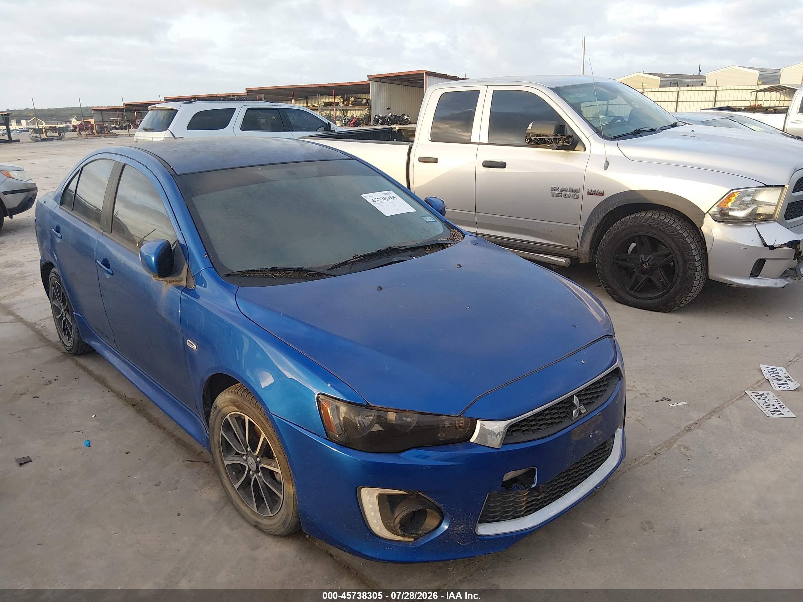 2017 Mitsubishi Lancer ES, VIN JA32U2FU4HU002047 — All over