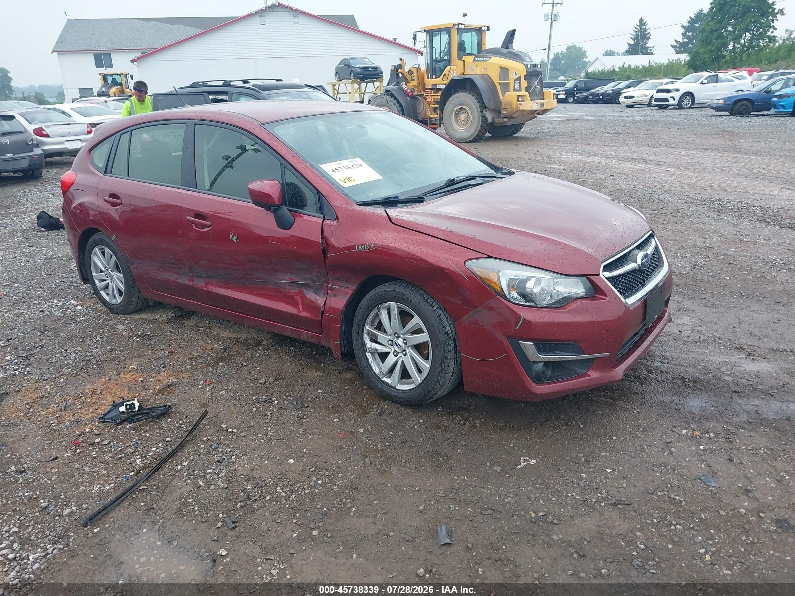 2016 Subaru Impreza Premium, VIN JF1GPAB65G8325455 — Бок