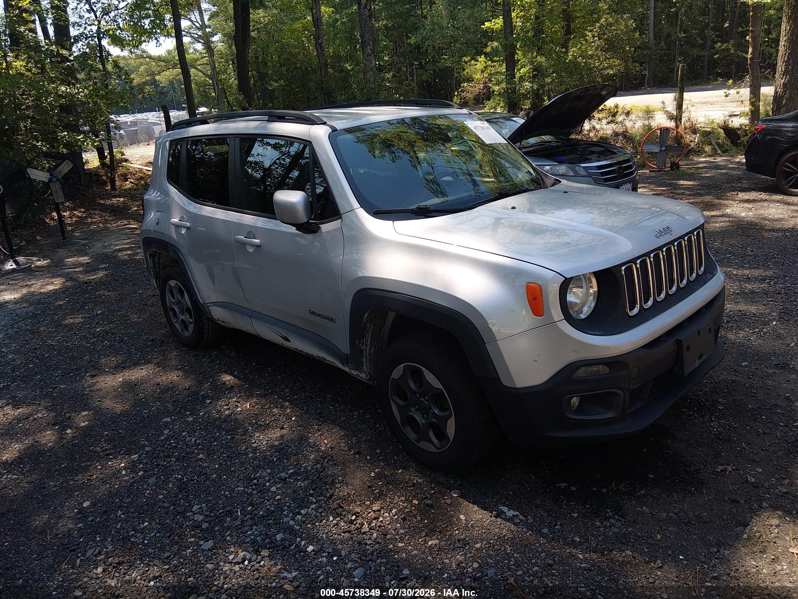 2016 Jeep Renegade Latitude, VIN ZACCJBBW7GPD62130 — Обычный износ