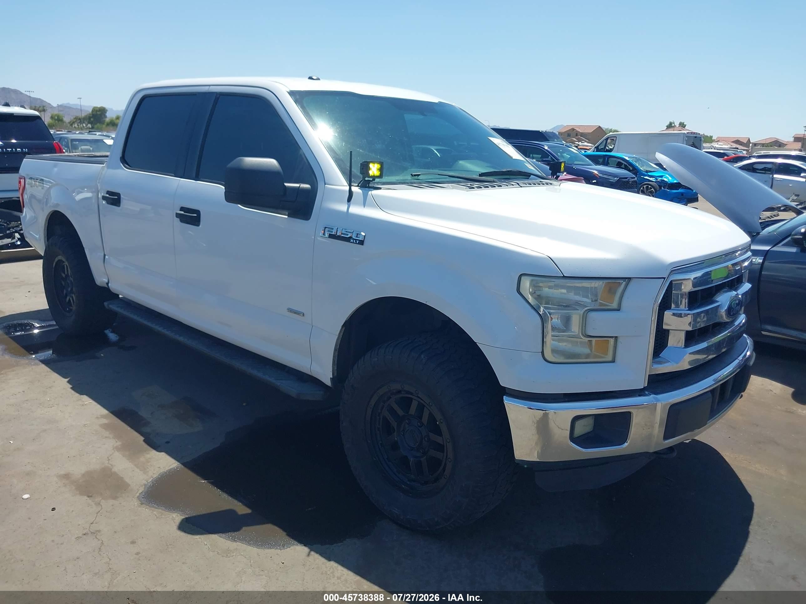 2015 Ford F-150 XLT, VIN 1FTEW1EP0FKE78853 — Rear end