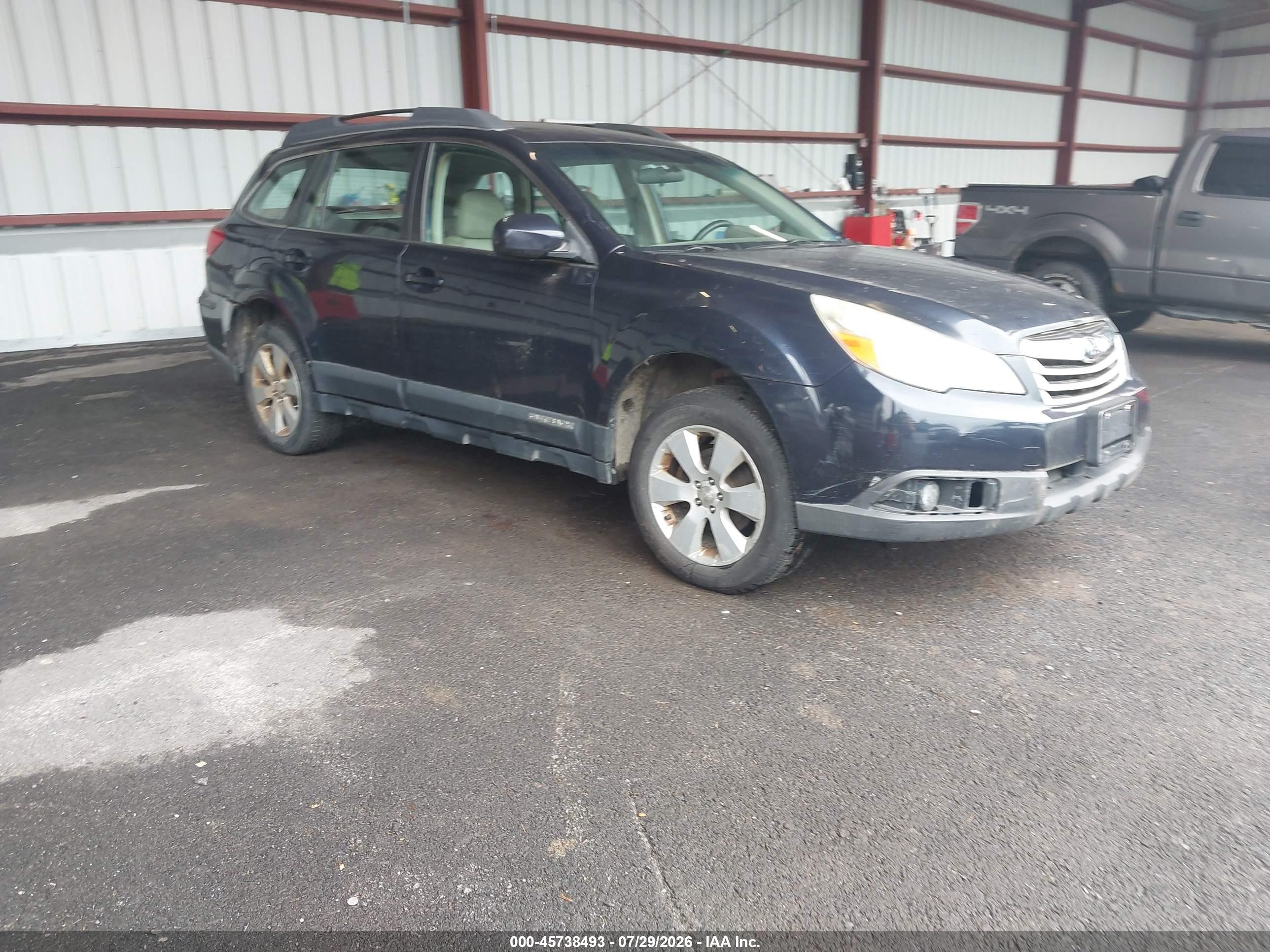 2012 Subaru Outback 2.5i, VIN 4S4BRBAC0C3284280 — Normal wear