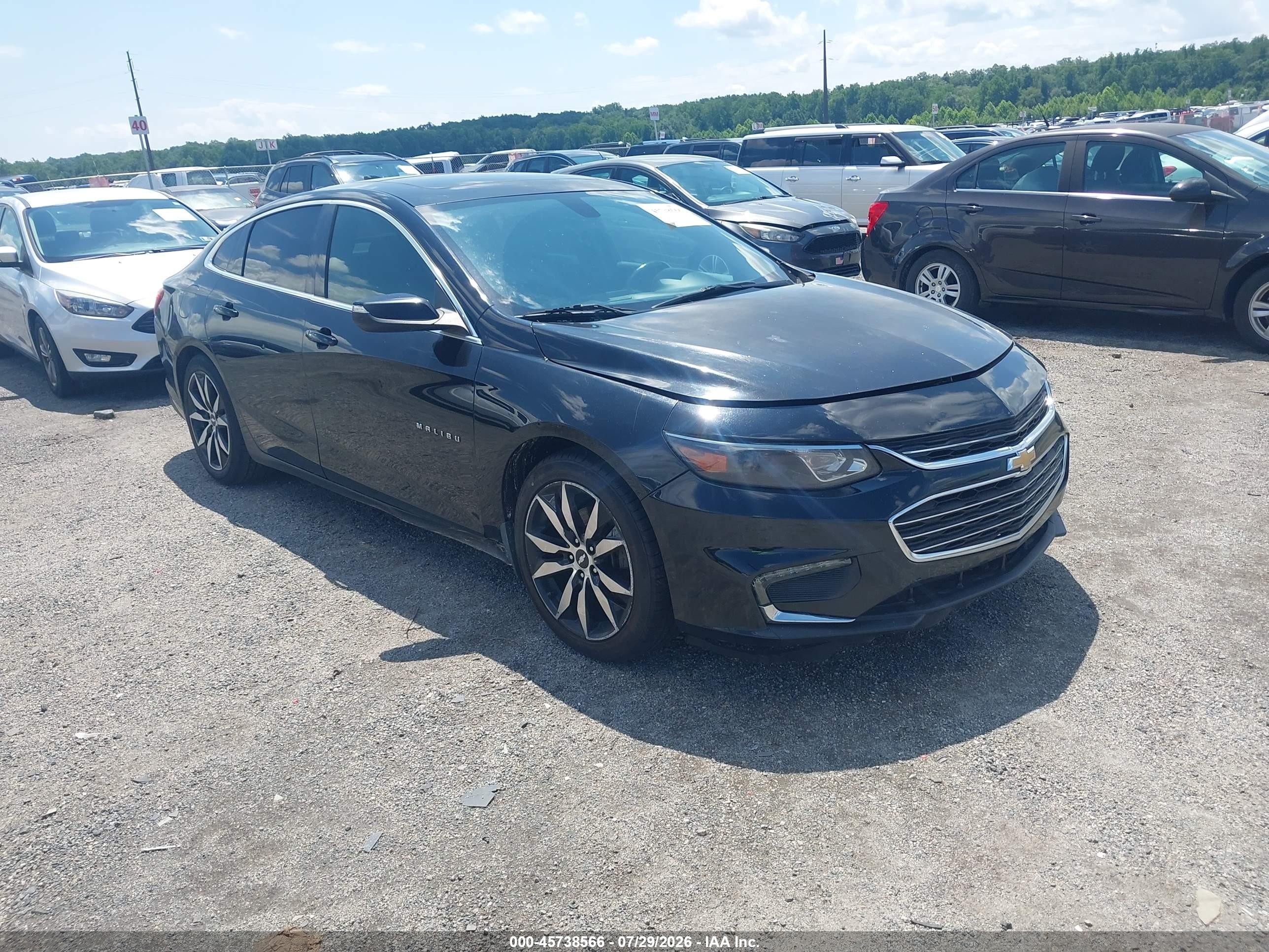 2016 Chevrolet Malibu LT, VIN 1G1ZE5ST7GF337603 — Normal wear