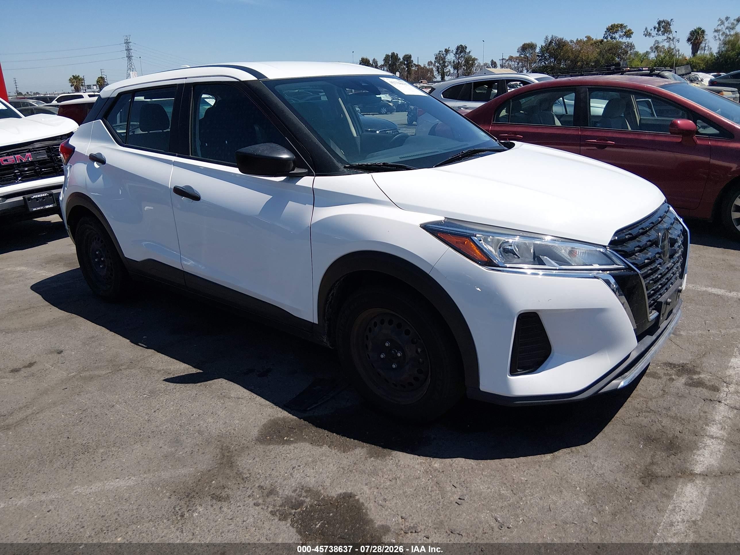 2021 Nissan Kicks S, VIN 3N1CP5BV8ML482484 — Not stated