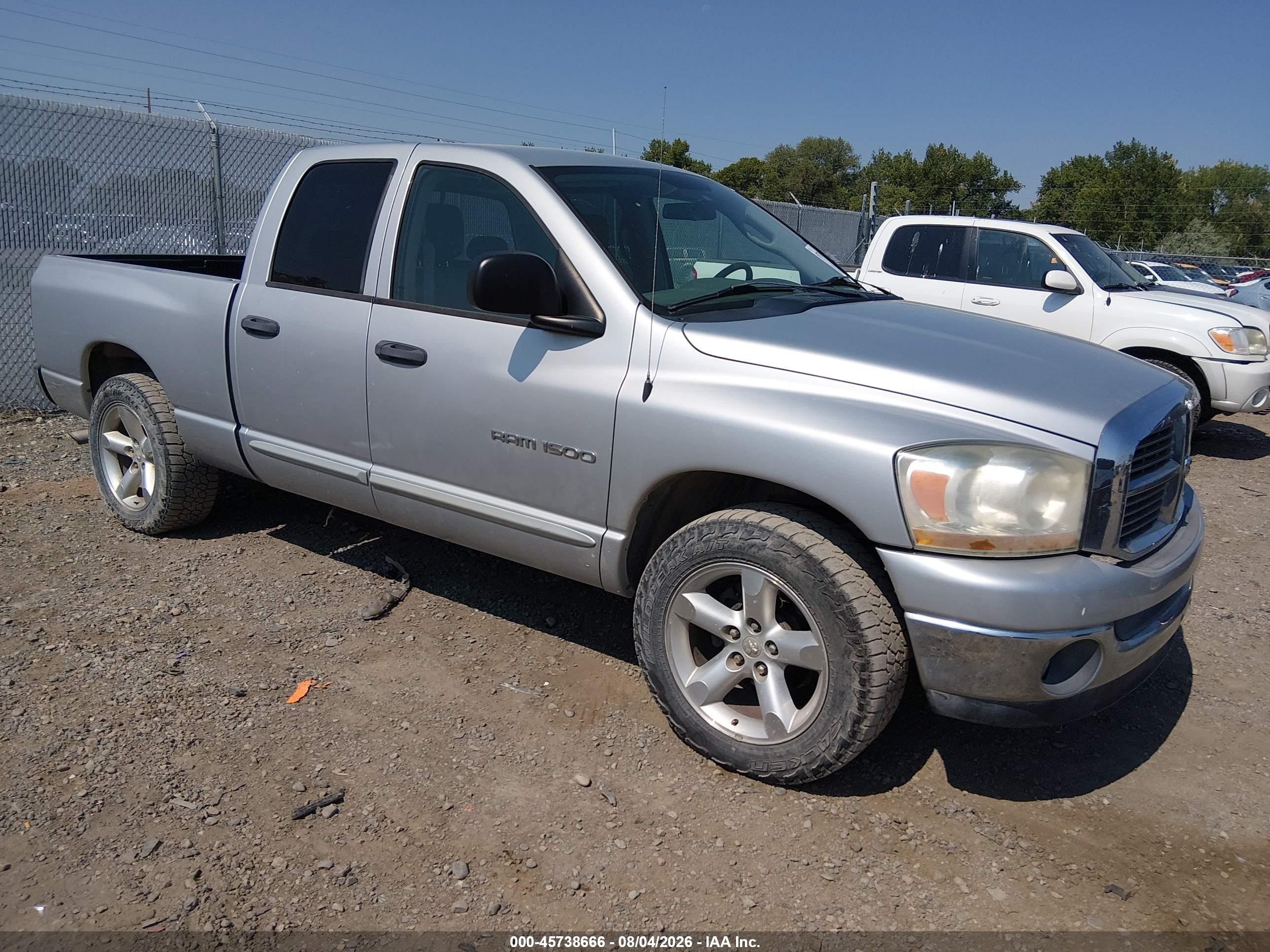 2006 Dodge 1500 SLT, VIN 1D7HA18N56S685671 — Обычный износ