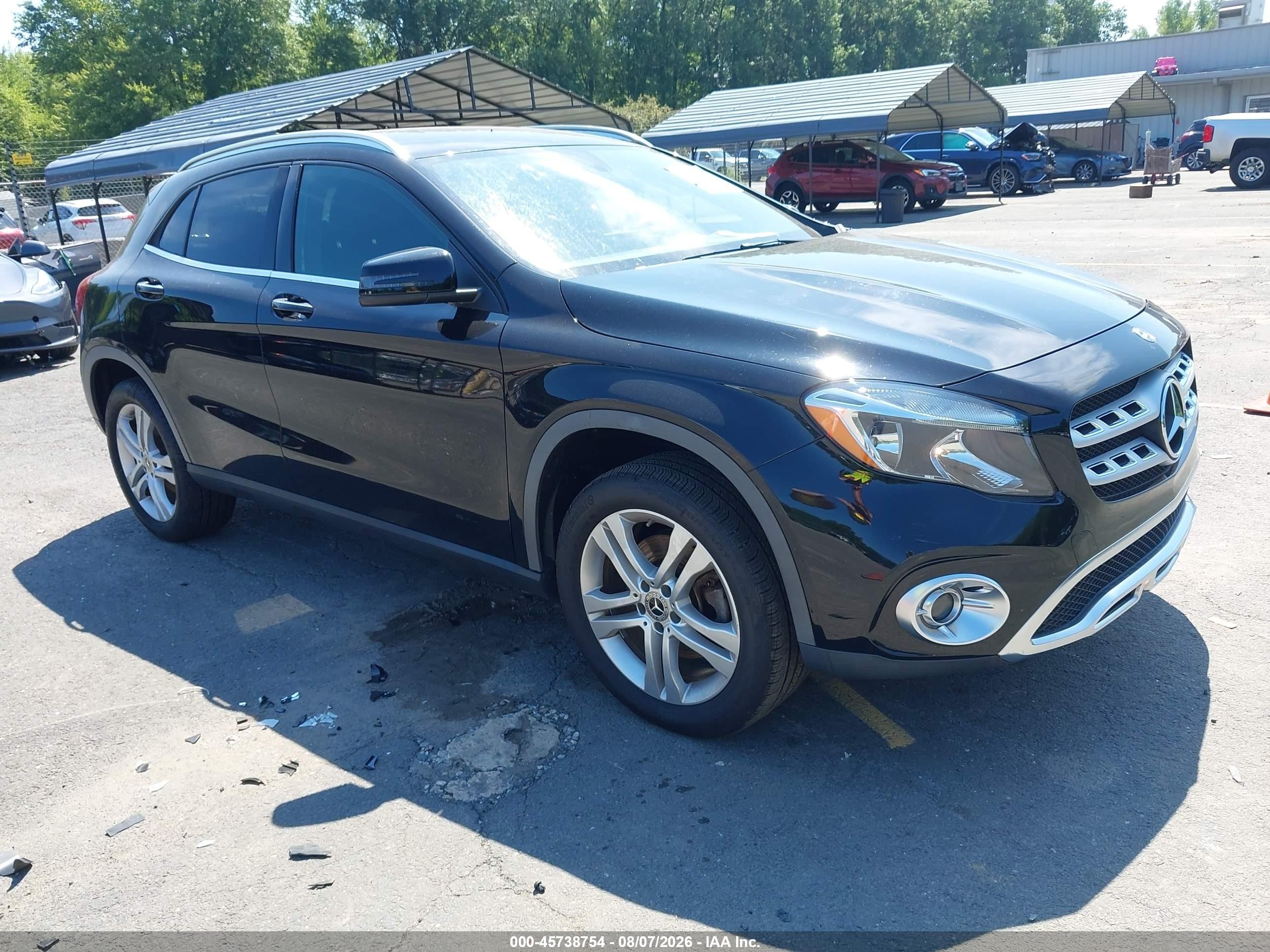 2019 Mercedes-Benz GLA 250, VIN WDCTG4GB0KU009150 — Rear end