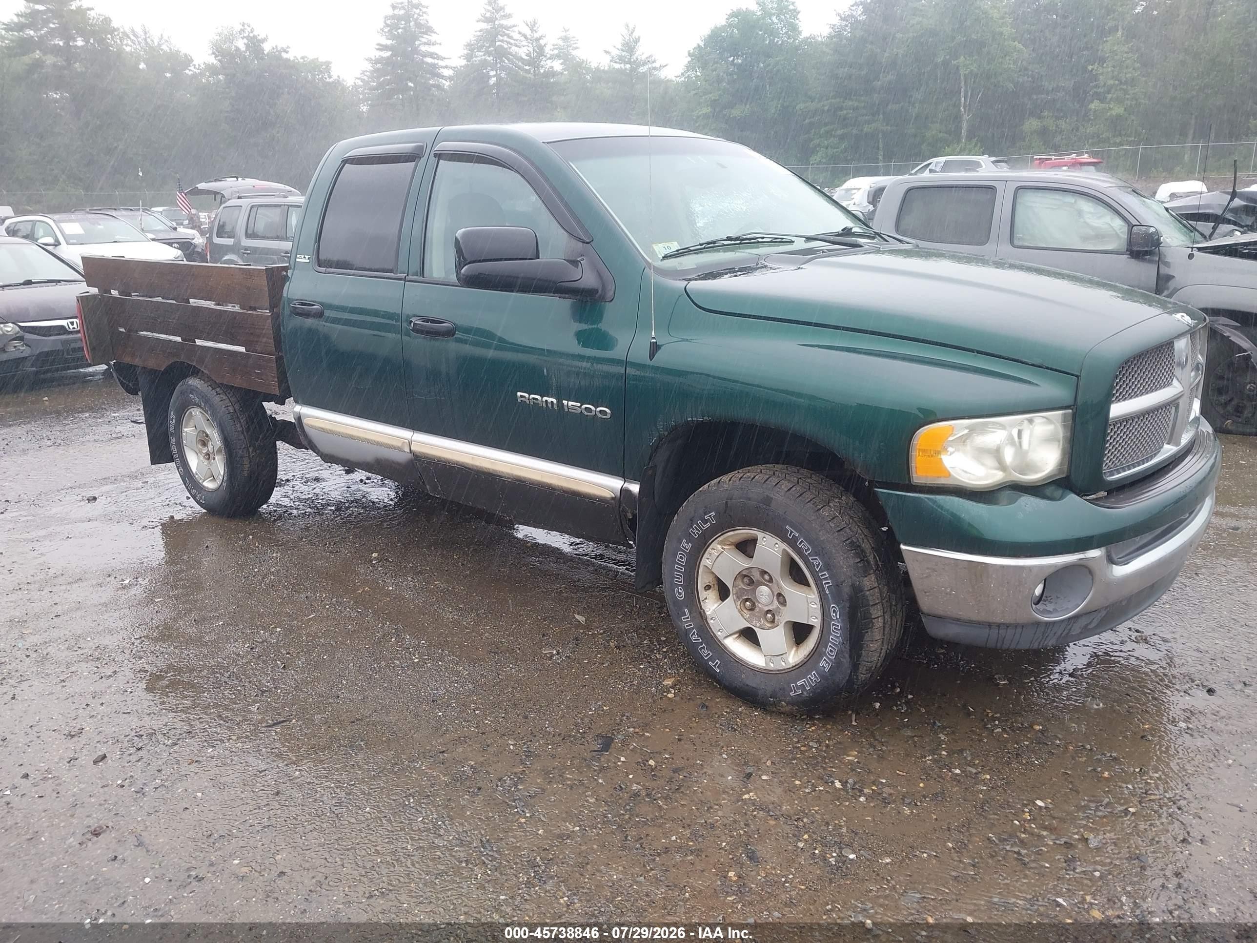 2002 Dodge 1500, VIN 1D7HU18Z52S674688 — Обычный износ