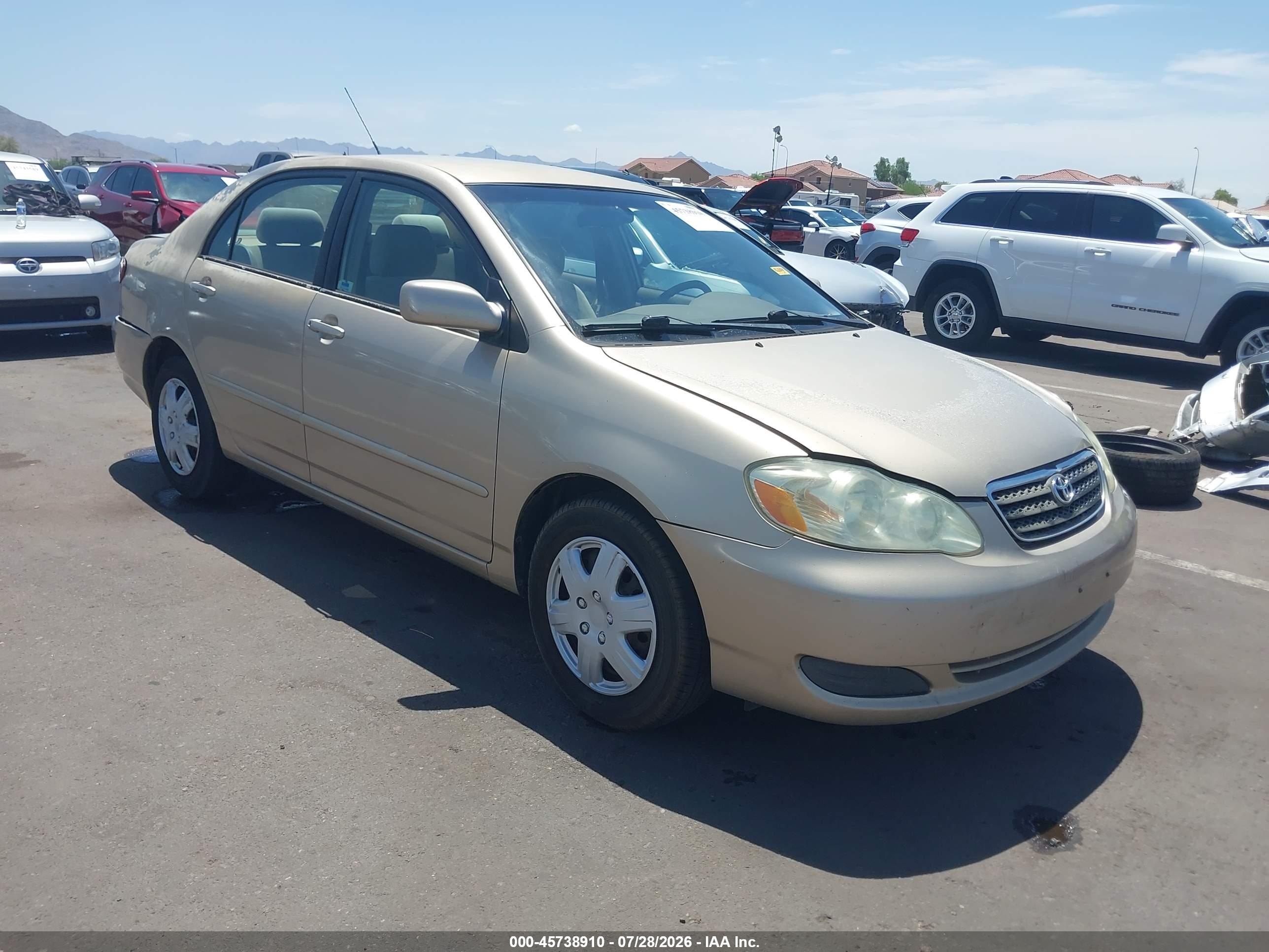 2005 Toyota Corolla LE, VIN 1NXBR32E45Z453333 — Зад